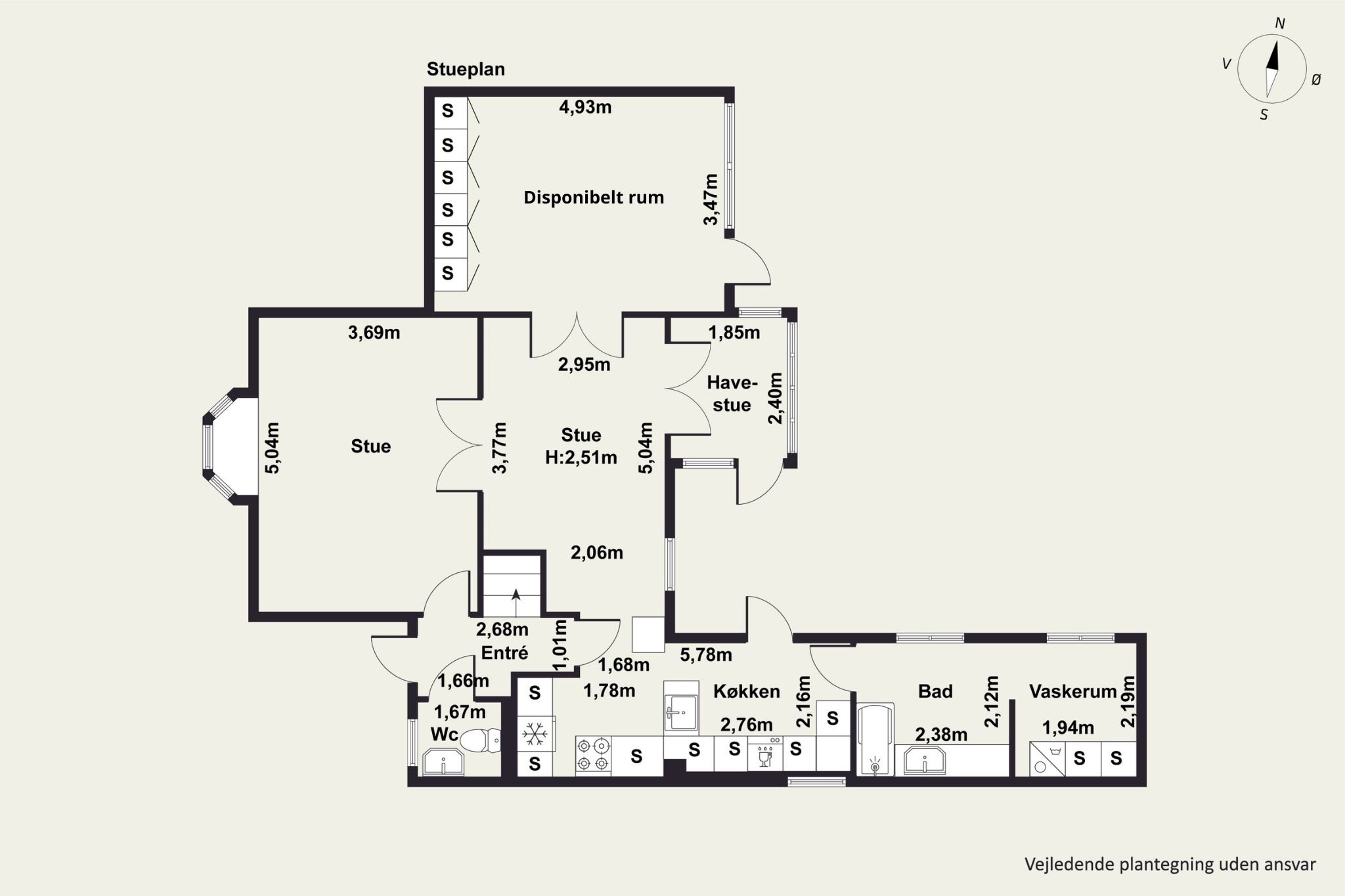 Plantegninger billede af Mansasvej 22, 2500 Valby