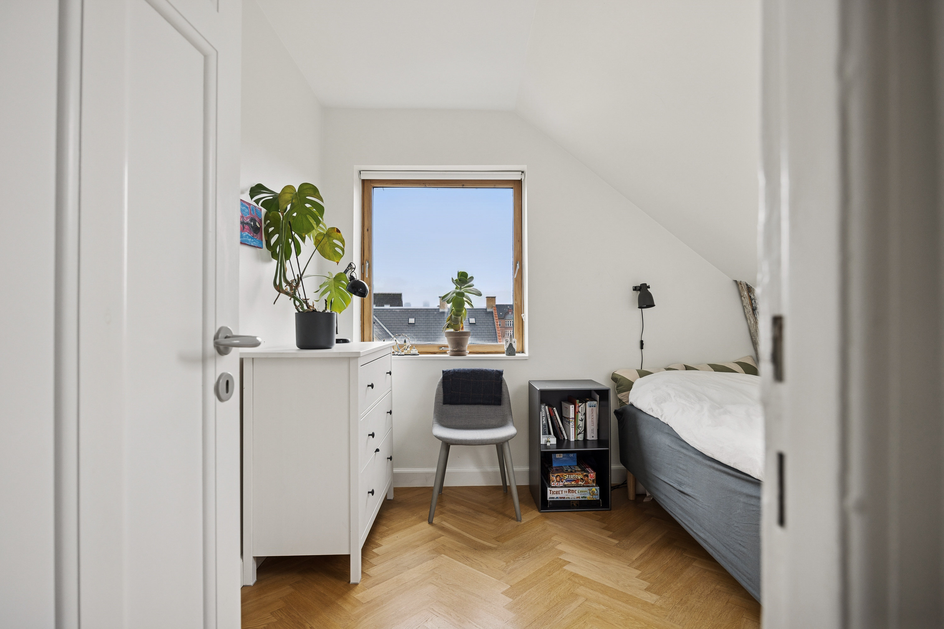 Fremhævet  billede i fuldskærmstilstand. Billede af Rosenørns Alle 65, 4. th., 1970 Frederiksberg C