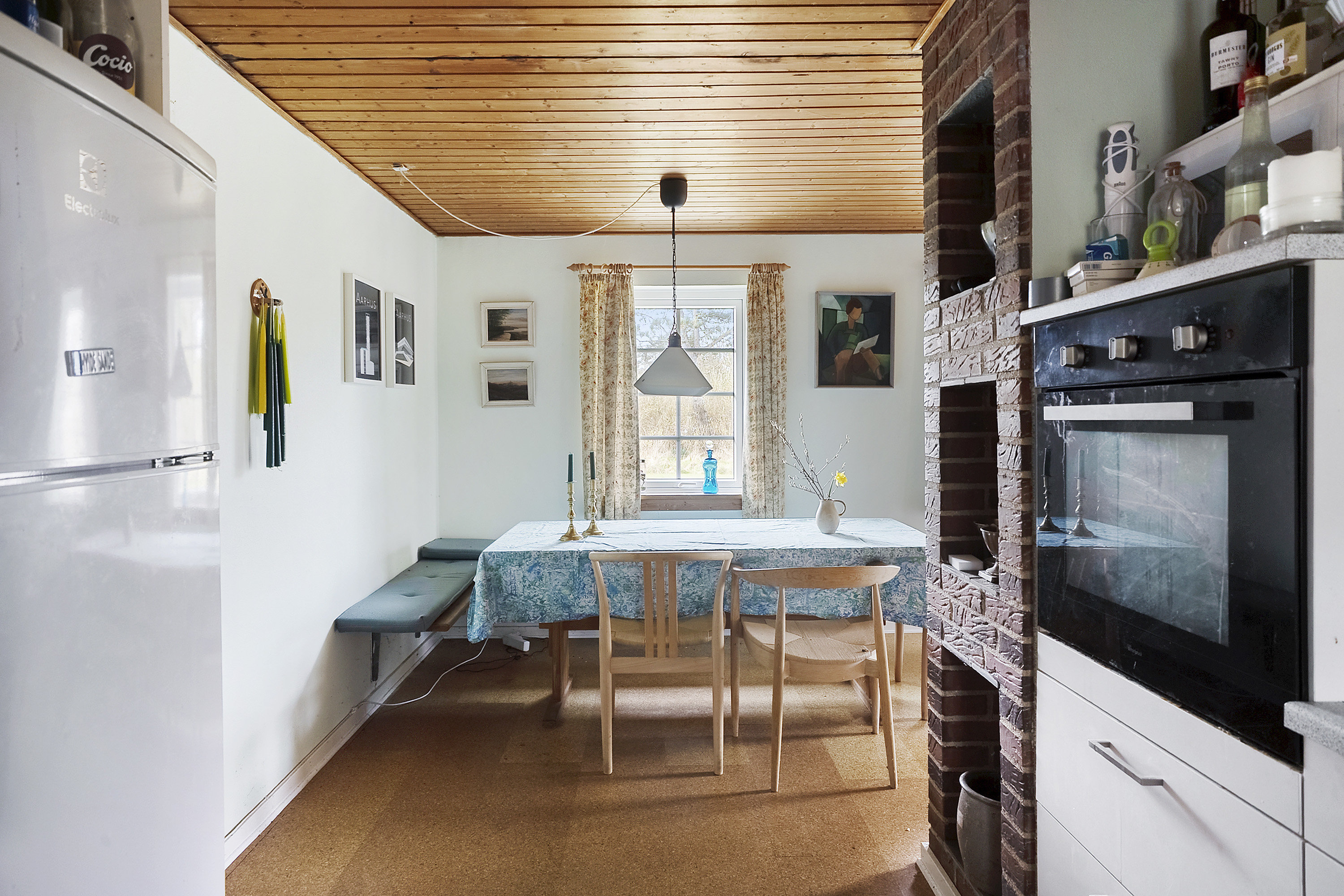 Fremhævet spisekøkken billede i fuldskærmstilstand. Billede af Hummelmosevej 17, Vedersø, 6990 Ulfborg