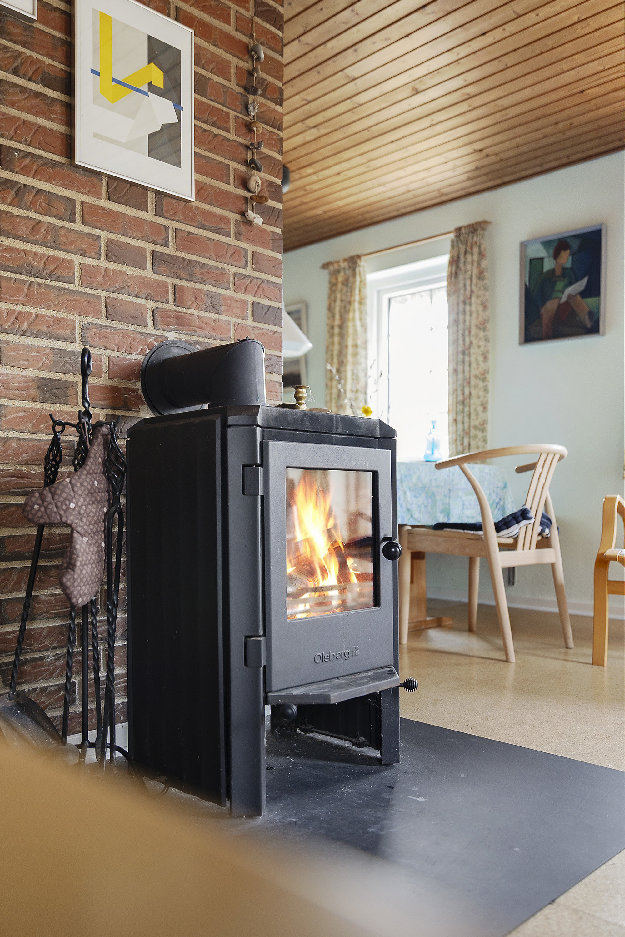 Fremhævet spisestue billede i fuldskærmstilstand. Billede af Hummelmosevej 17, Vedersø, 6990 Ulfborg