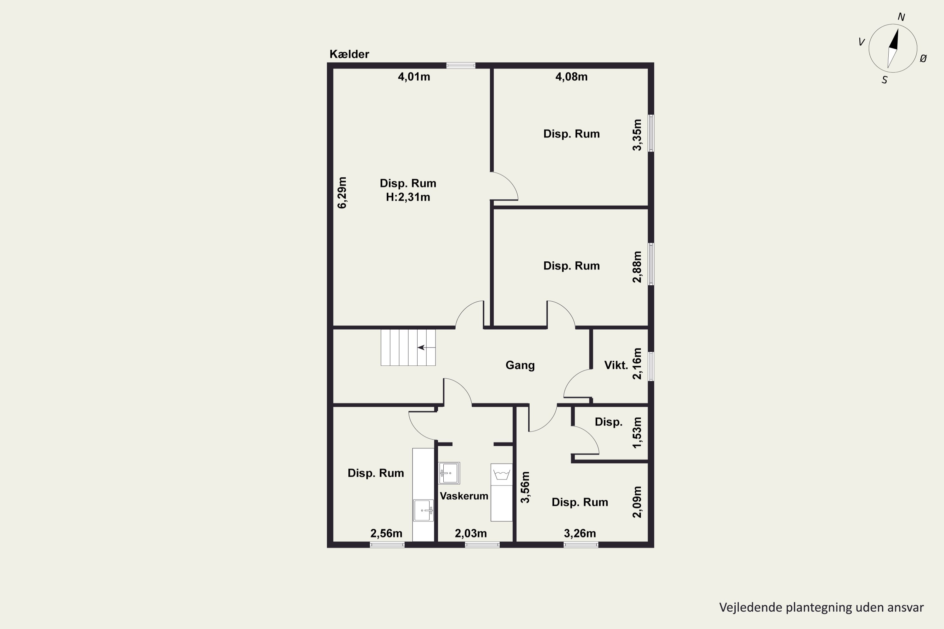 Plantegninger billede af Kløvevej 26, Skørring, 8544 Mørke
