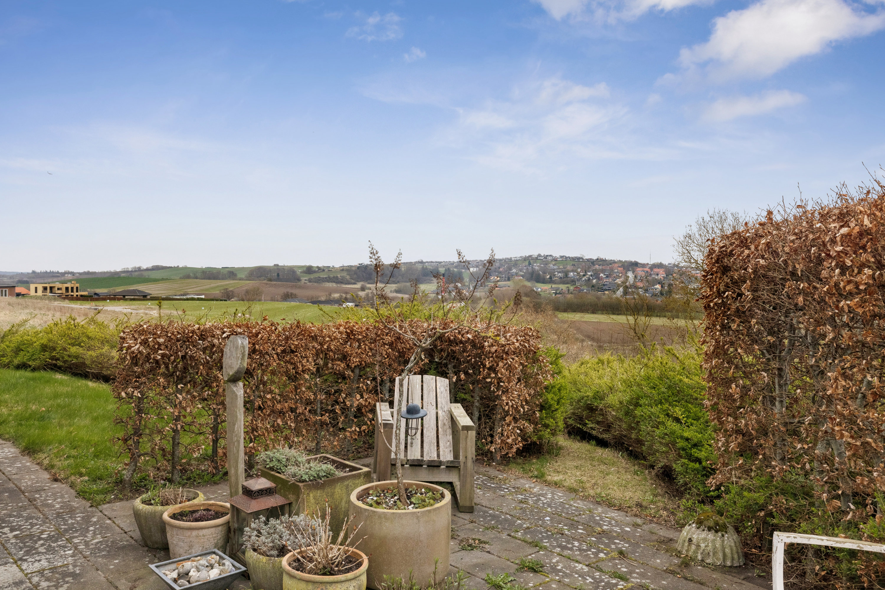 Fremhævet terrasse billede i fuldskærmstilstand. Billede af Tyrrisvej 20A, Følle, 8410 Rønde