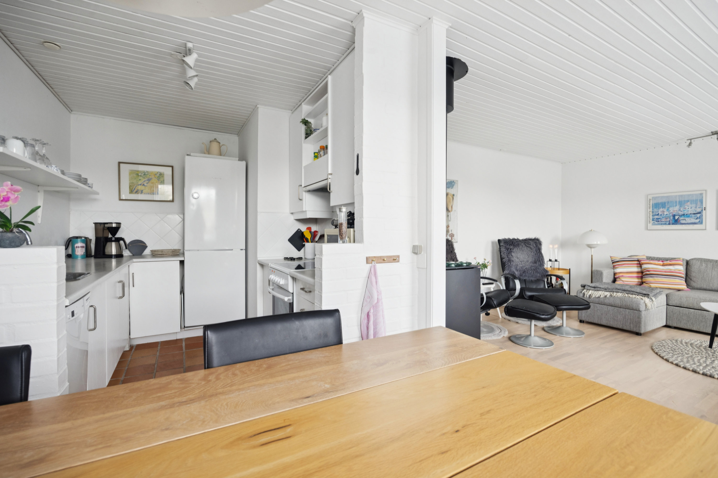 Fremhævet stue billede i fuldskærmstilstand. Billede af Hedevej 33, 9990 Skagen