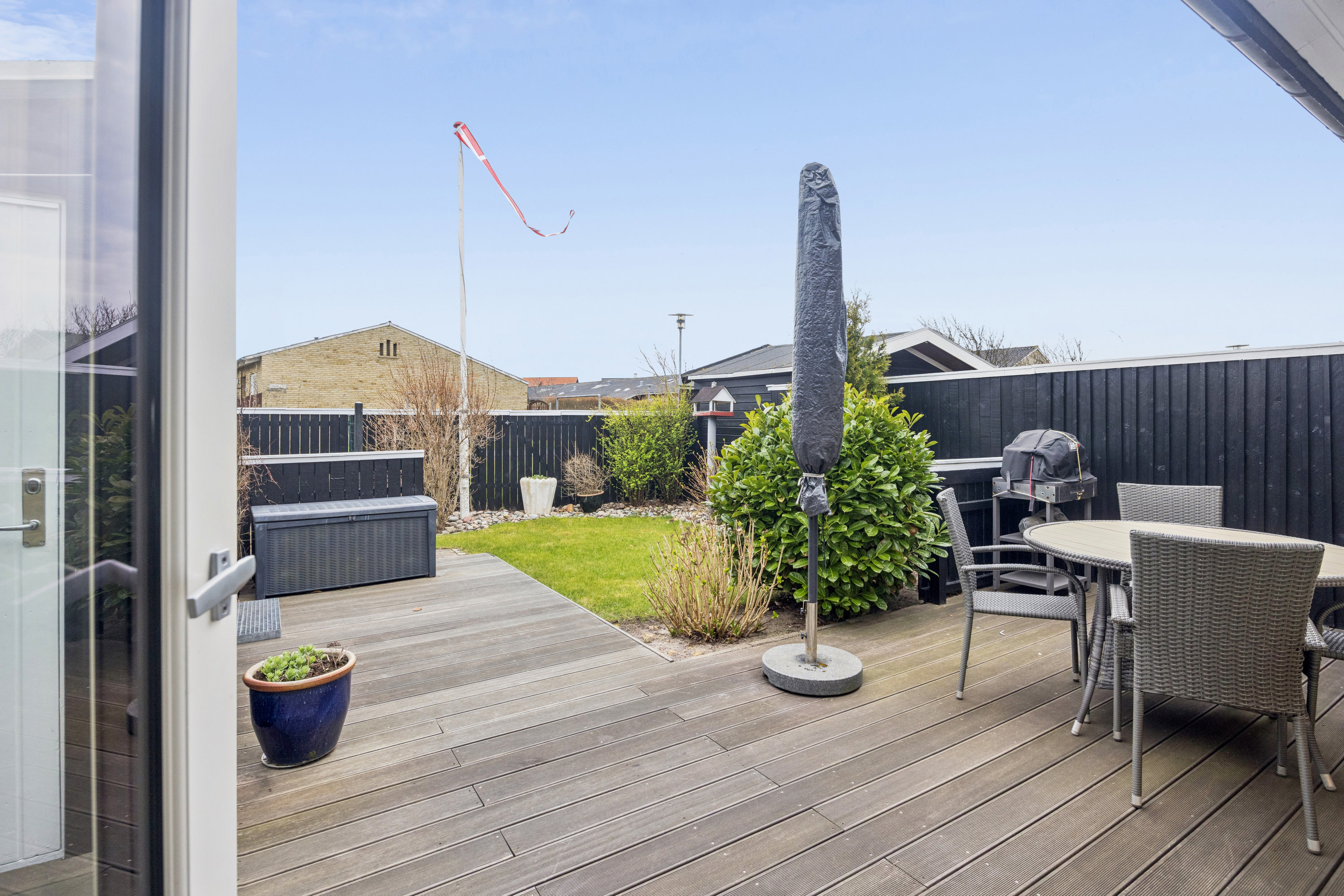 Fremhævet terrasse billede i fuldskærmstilstand. Billede af Hedevej 33, 9990 Skagen