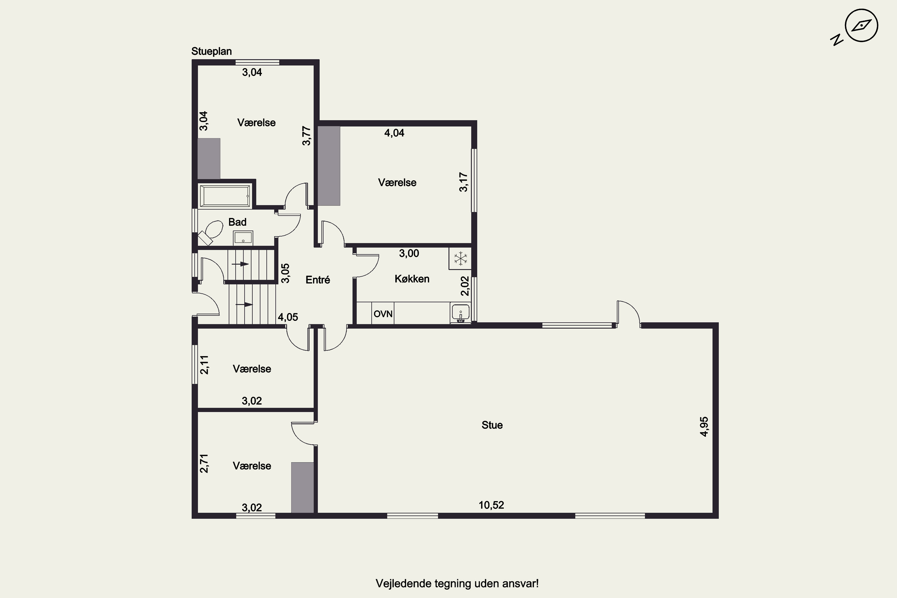Plantegninger billede af Øster Møllevej 4, 5600 Faaborg