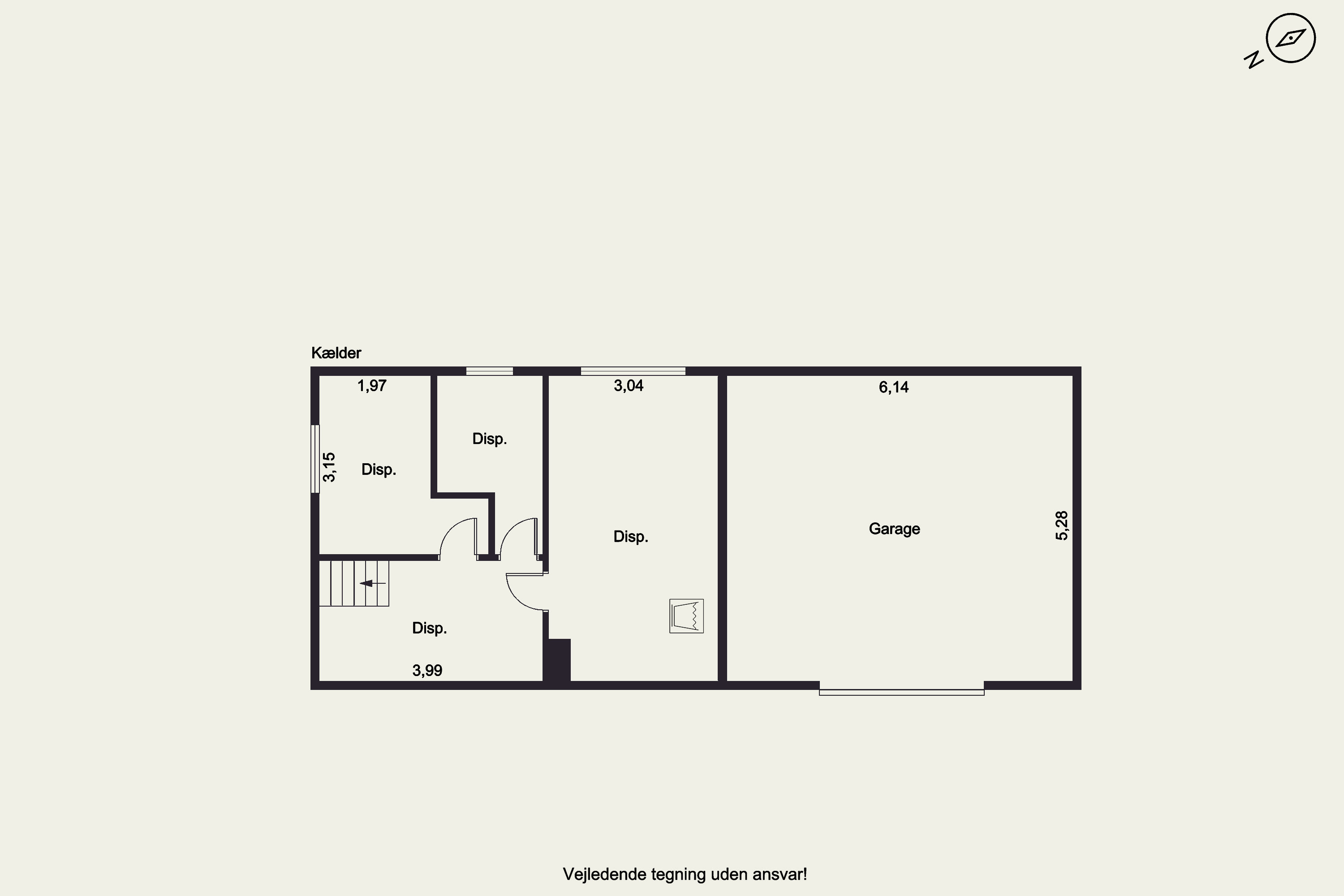 Plantegninger billede af Øster Møllevej 4, 5600 Faaborg