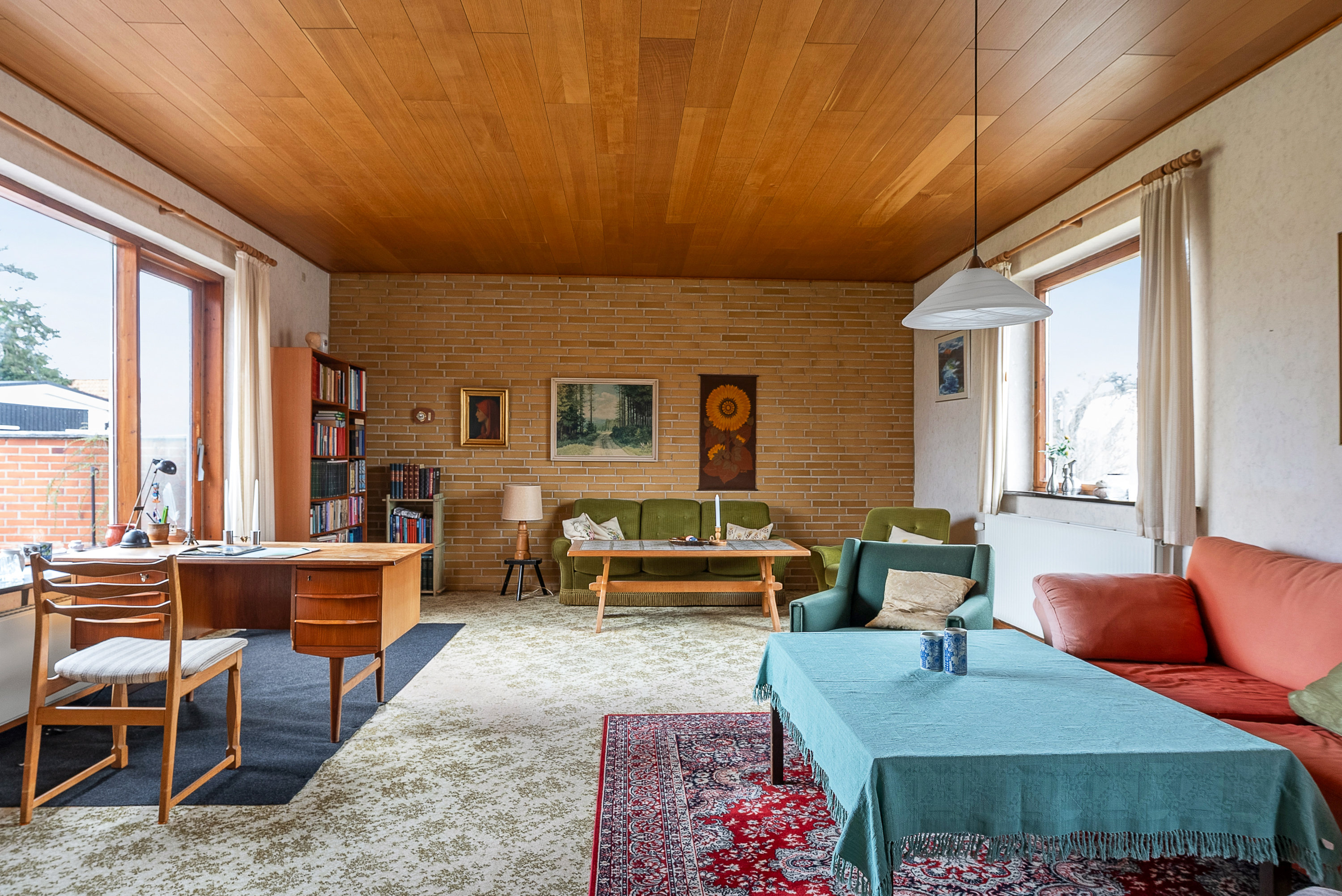 Fremhævet stue billede i fuldskærmstilstand. Billede af Øster Møllevej 4, 5600 Faaborg