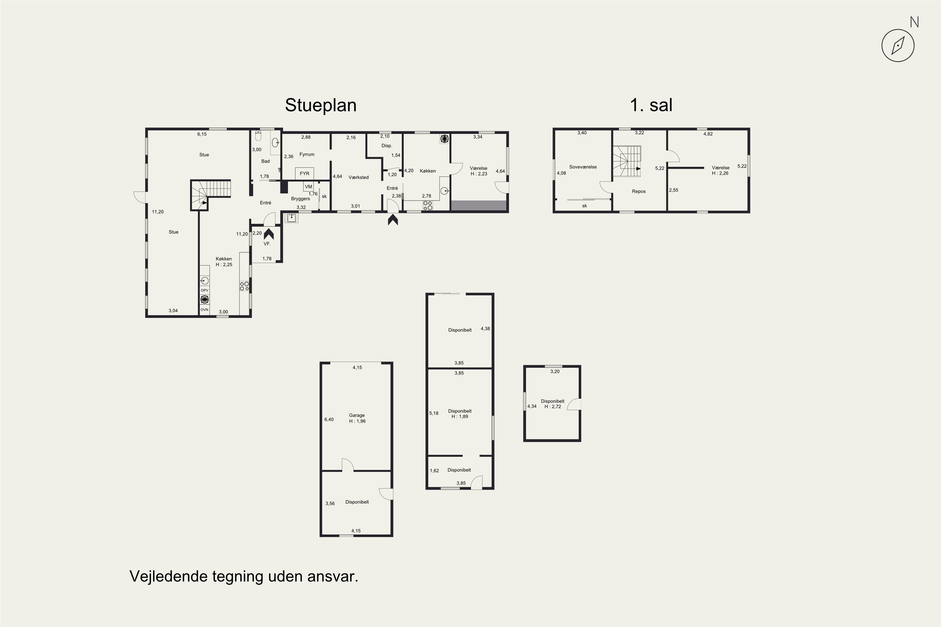 Plantegninger billede af Morsholt Mosevej 1, Morsholt, 8300 Odder