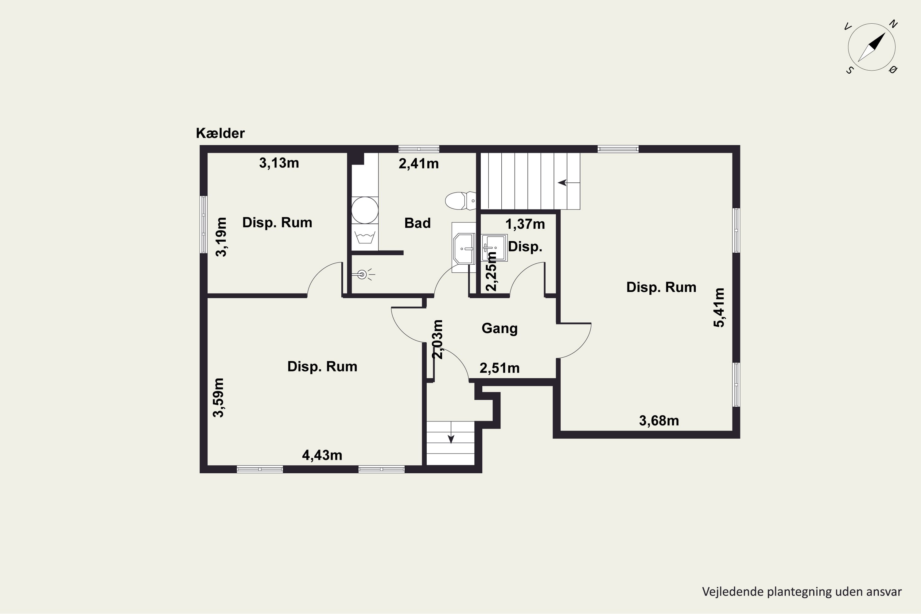 Plantegninger billede af Kærgade 86, 8940 Randers SV