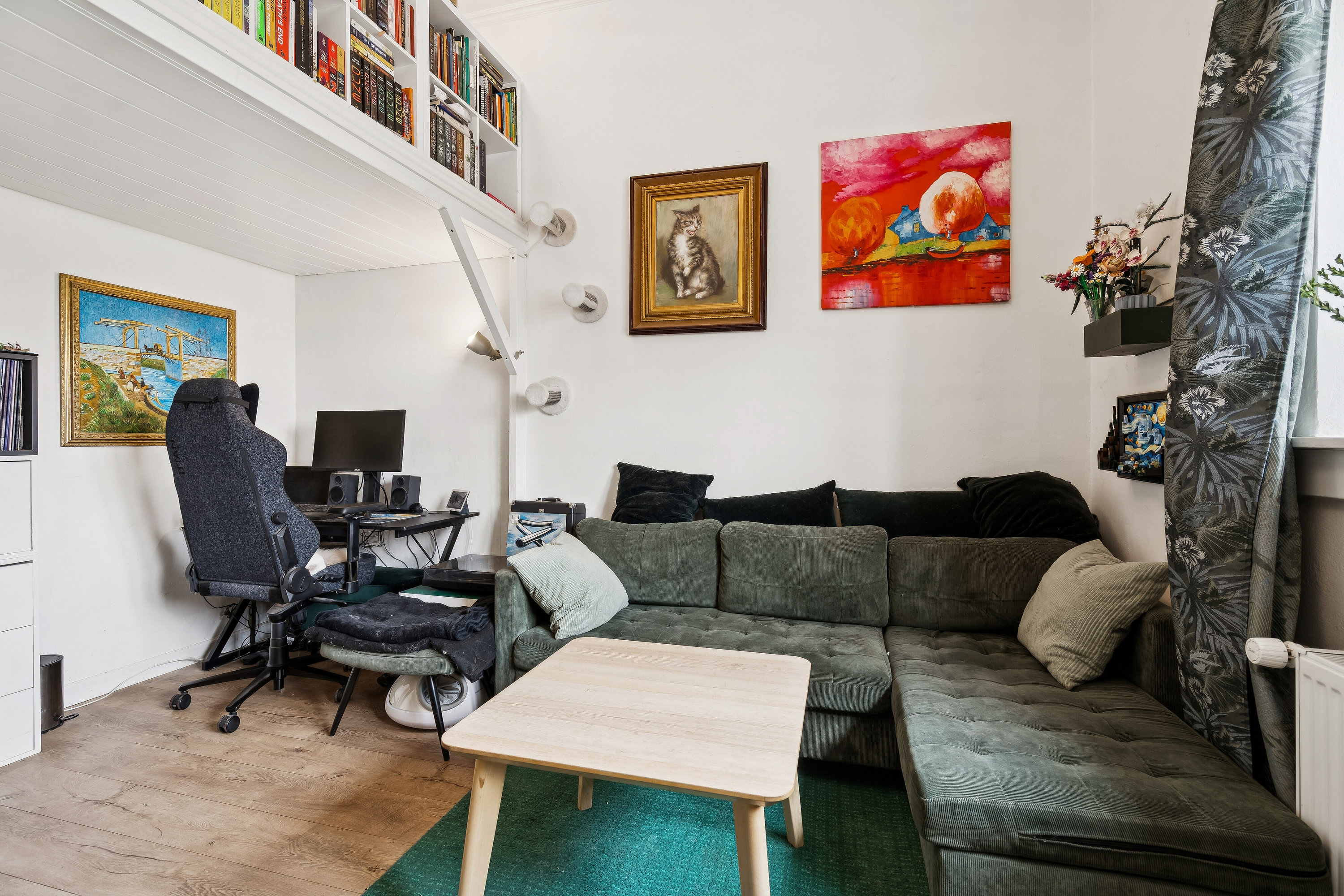 Fremhævet stue billede i fuldskærmstilstand. Billede af Messinavej 12, st.. th., 2300 København S