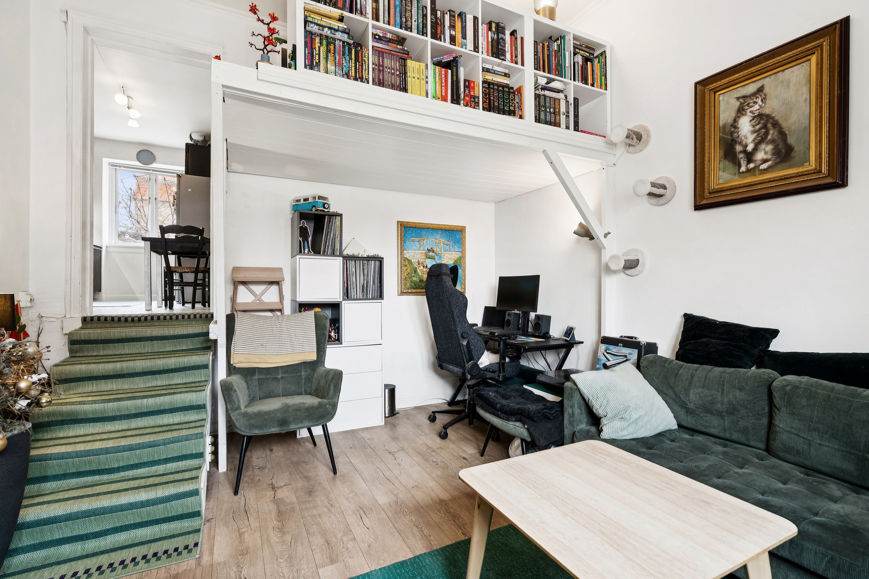 Fremhævet stue billede i fuldskærmstilstand. Billede af Messinavej 12, st.. th., 2300 København S