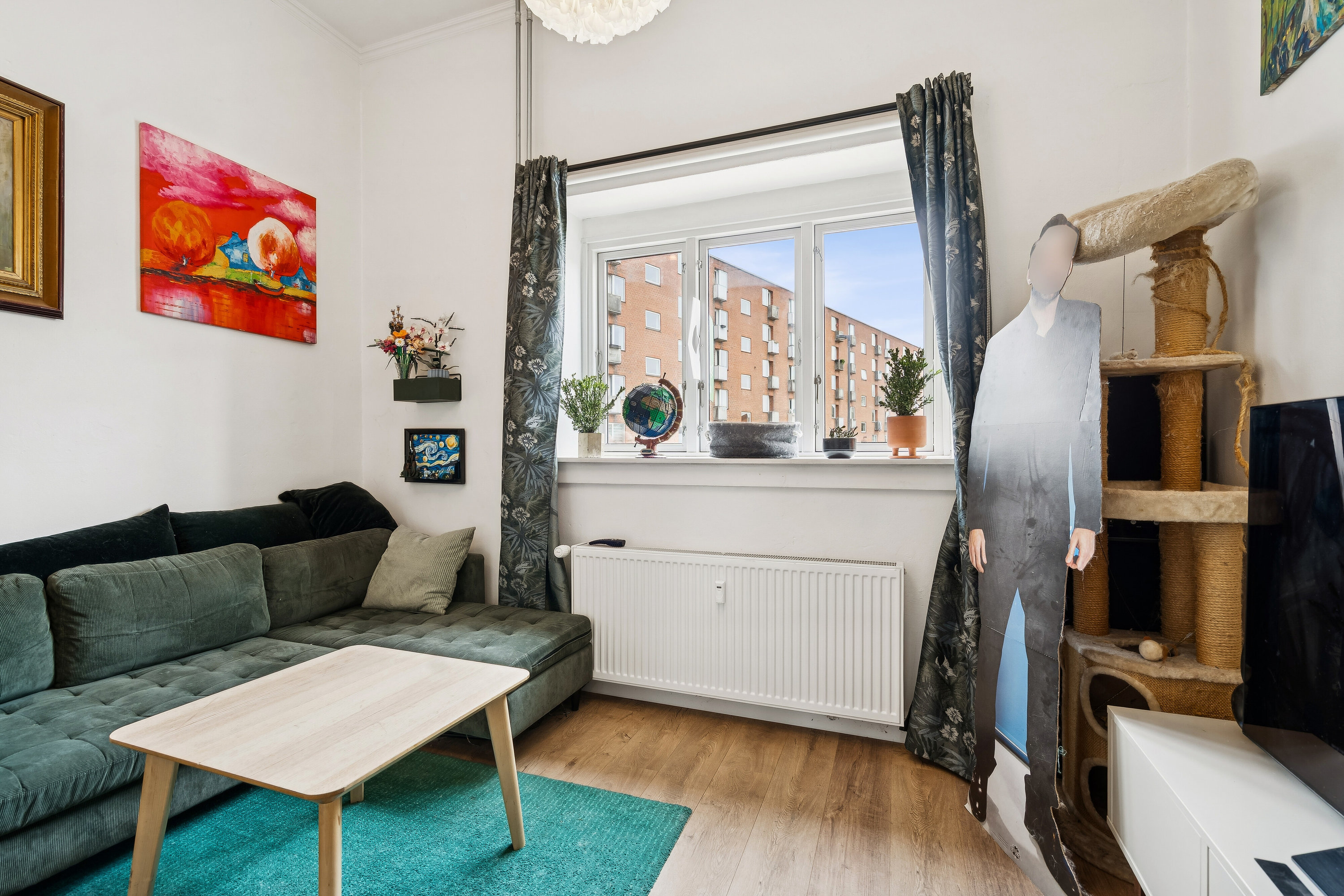 Fremhævet stue billede i fuldskærmstilstand. Billede af Messinavej 12, st.. th., 2300 København S