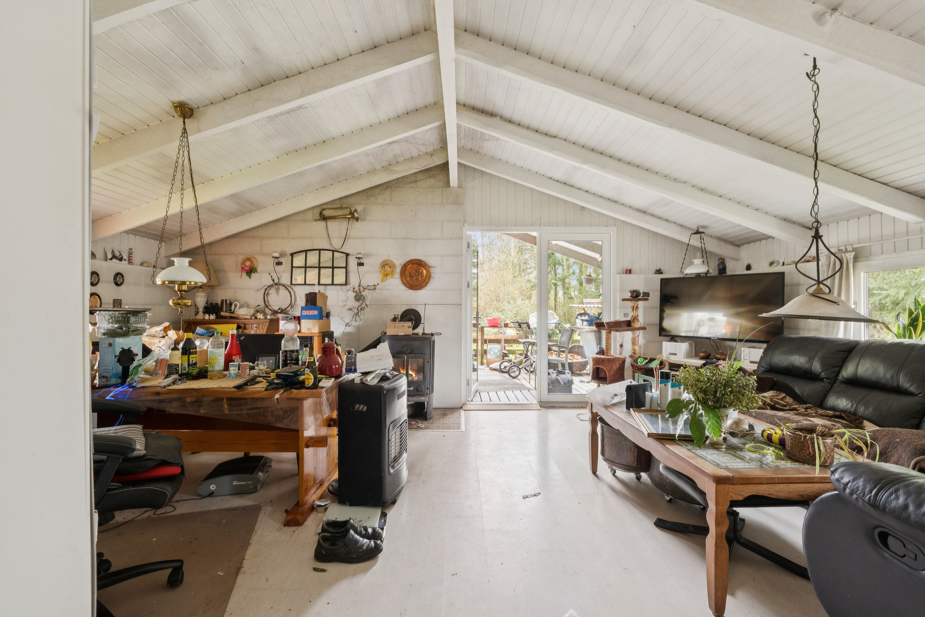 Fremhævet stue billede i fuldskærmstilstand. Billede af Firhøjvej 5, Serup, 7790 Thyholm