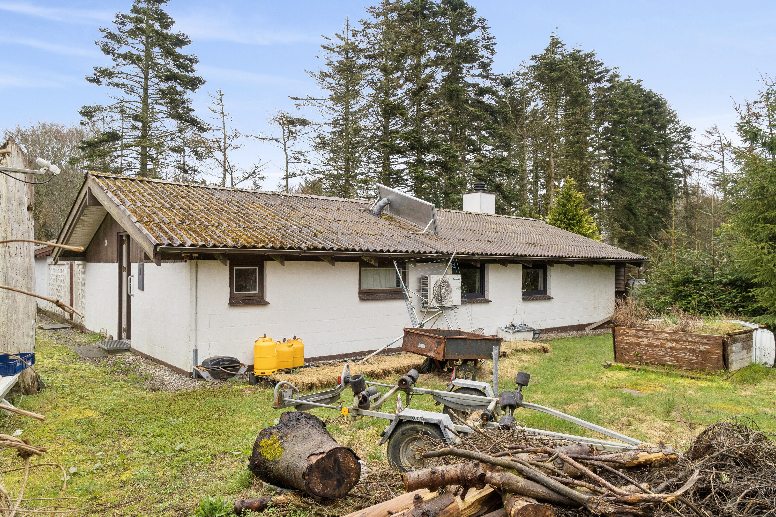 Fremhævet set fra haven billede i fuldskærmstilstand. Billede af Firhøjvej 5, Serup, 7790 Thyholm