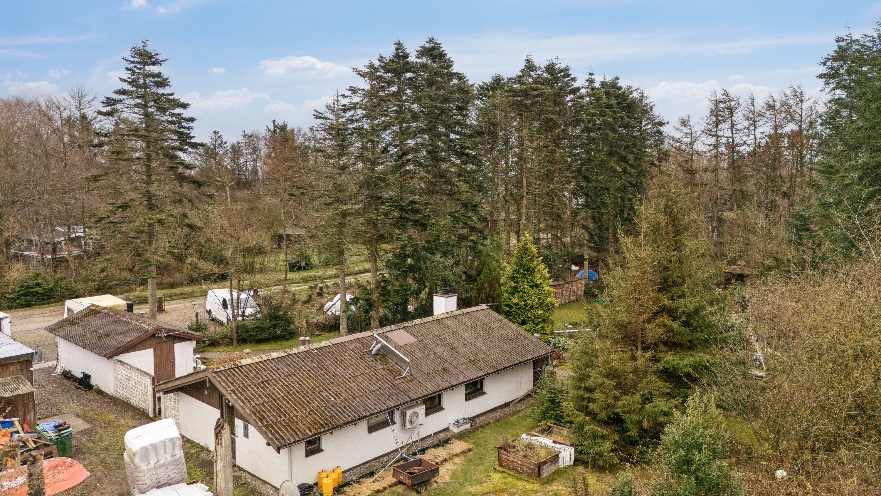 Fremhævet udendørs billede i fuldskærmstilstand. Billede af Firhøjvej 5, Serup, 7790 Thyholm