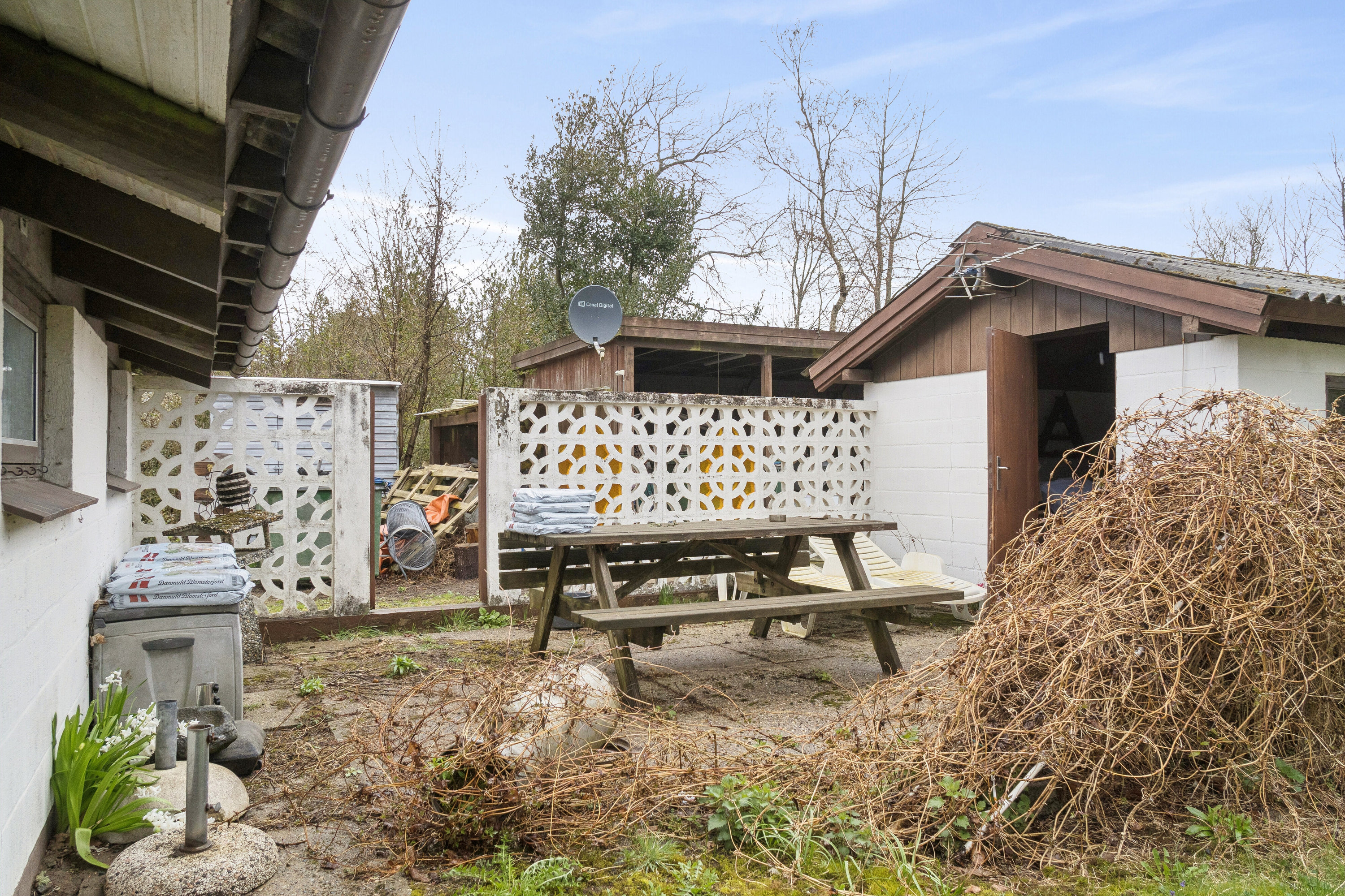 Fremhævet terrasse billede i fuldskærmstilstand. Billede af Firhøjvej 5, Serup, 7790 Thyholm