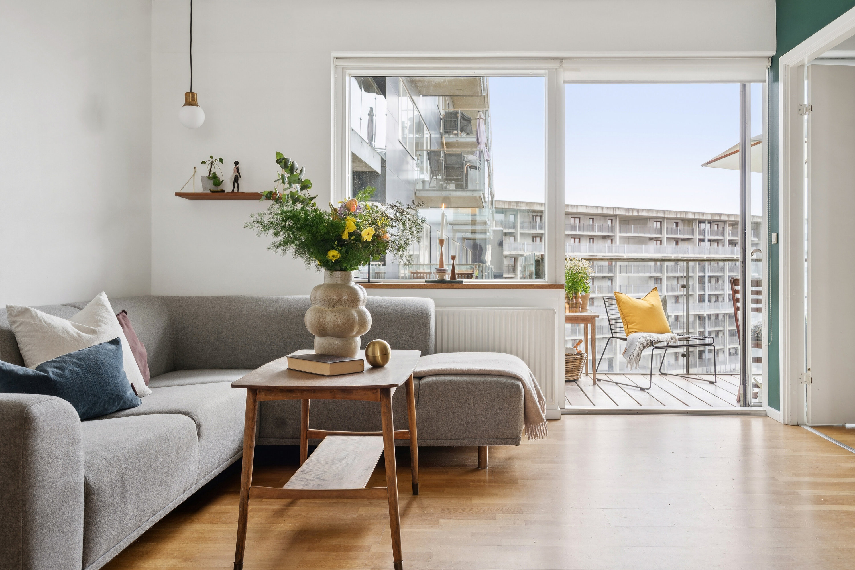 Fremhævet stue billede i fuldskærmstilstand. Billede af Tom Kristensens Vej 28, 5. tv., 2300 København S