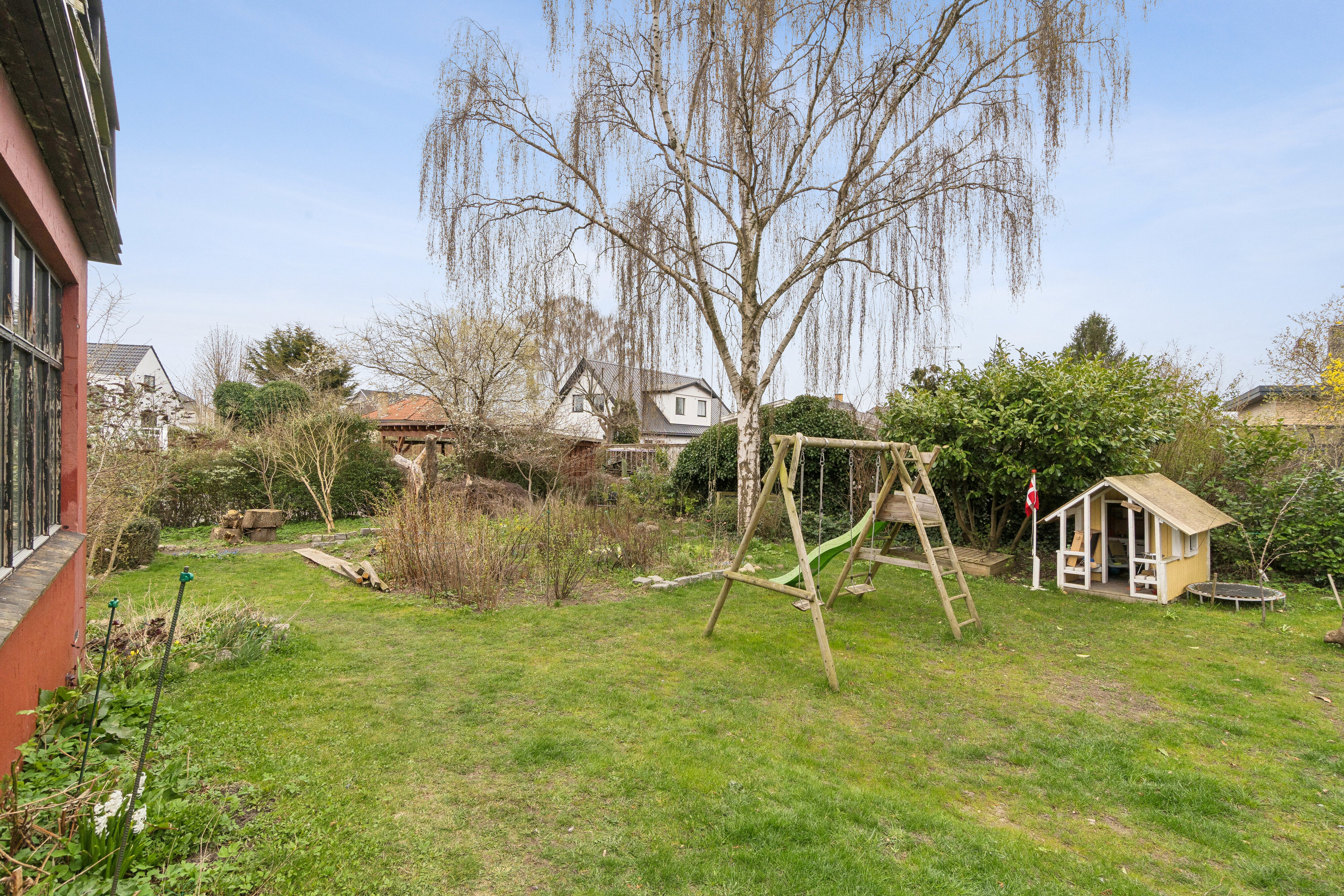 Fremhævet set fra haven billede i fuldskærmstilstand. Billede af Jyllingevej 175, 2610 Rødovre