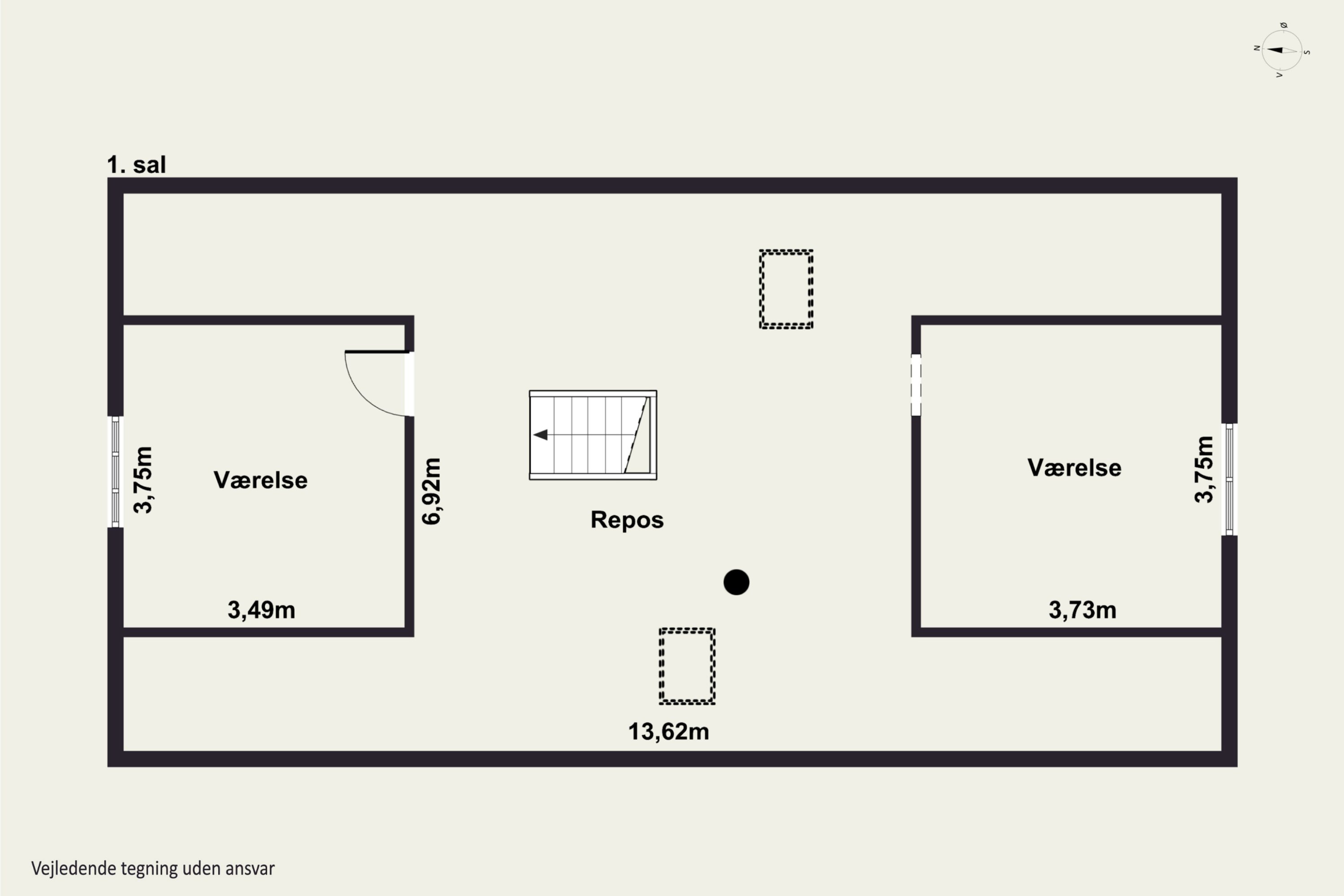 Plantegninger billede af Haldagermaglevej 16, Haldagermagle, 4250 Fuglebjerg