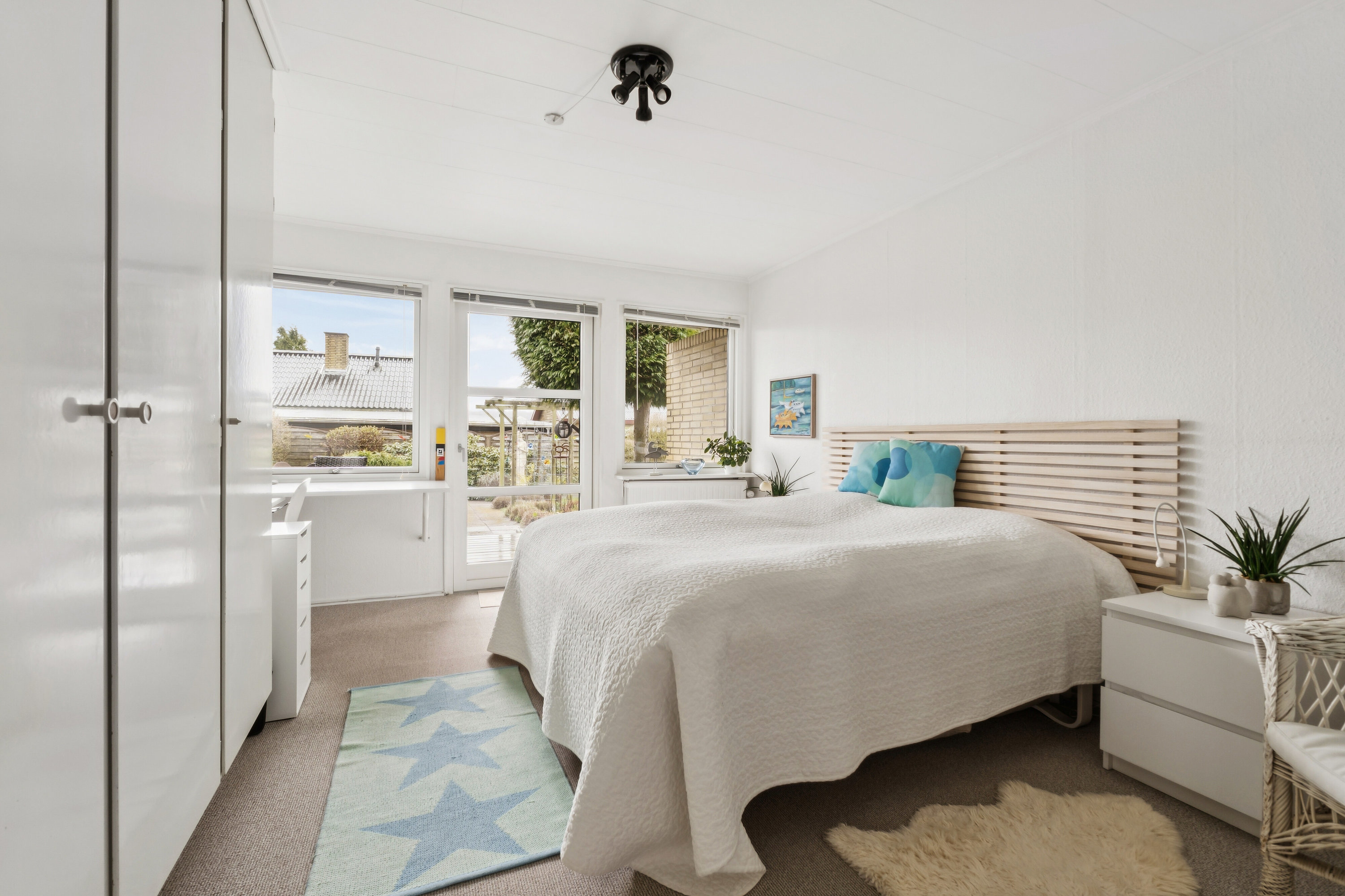 Fremhævet soveværelse billede i fuldskærmstilstand. Billede af Åparken 24, Kirkeby, 5771 Stenstrup