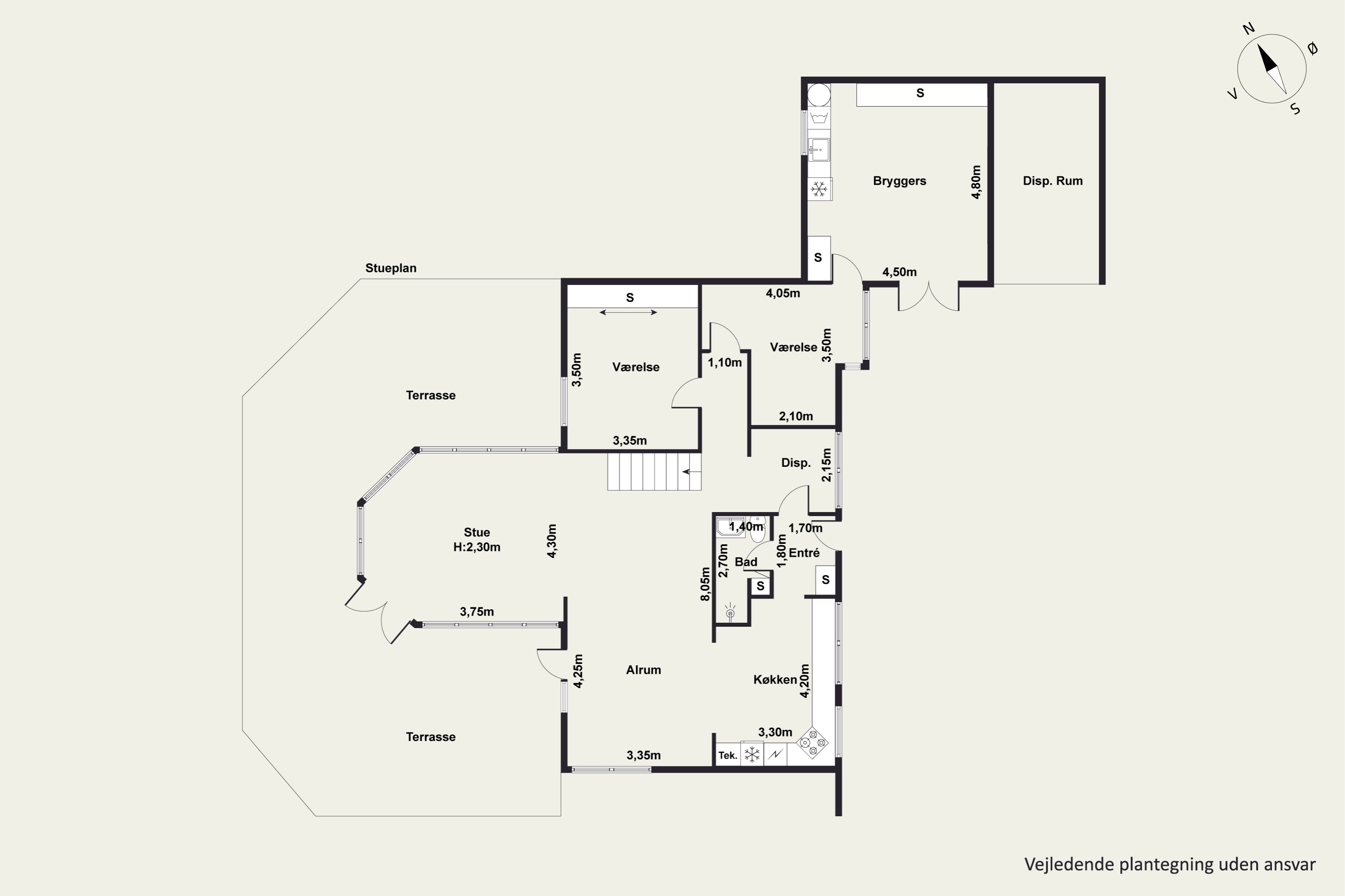 Plantegninger billede af Nielsmindevej 17, Gug, 9210 Aalborg SØ