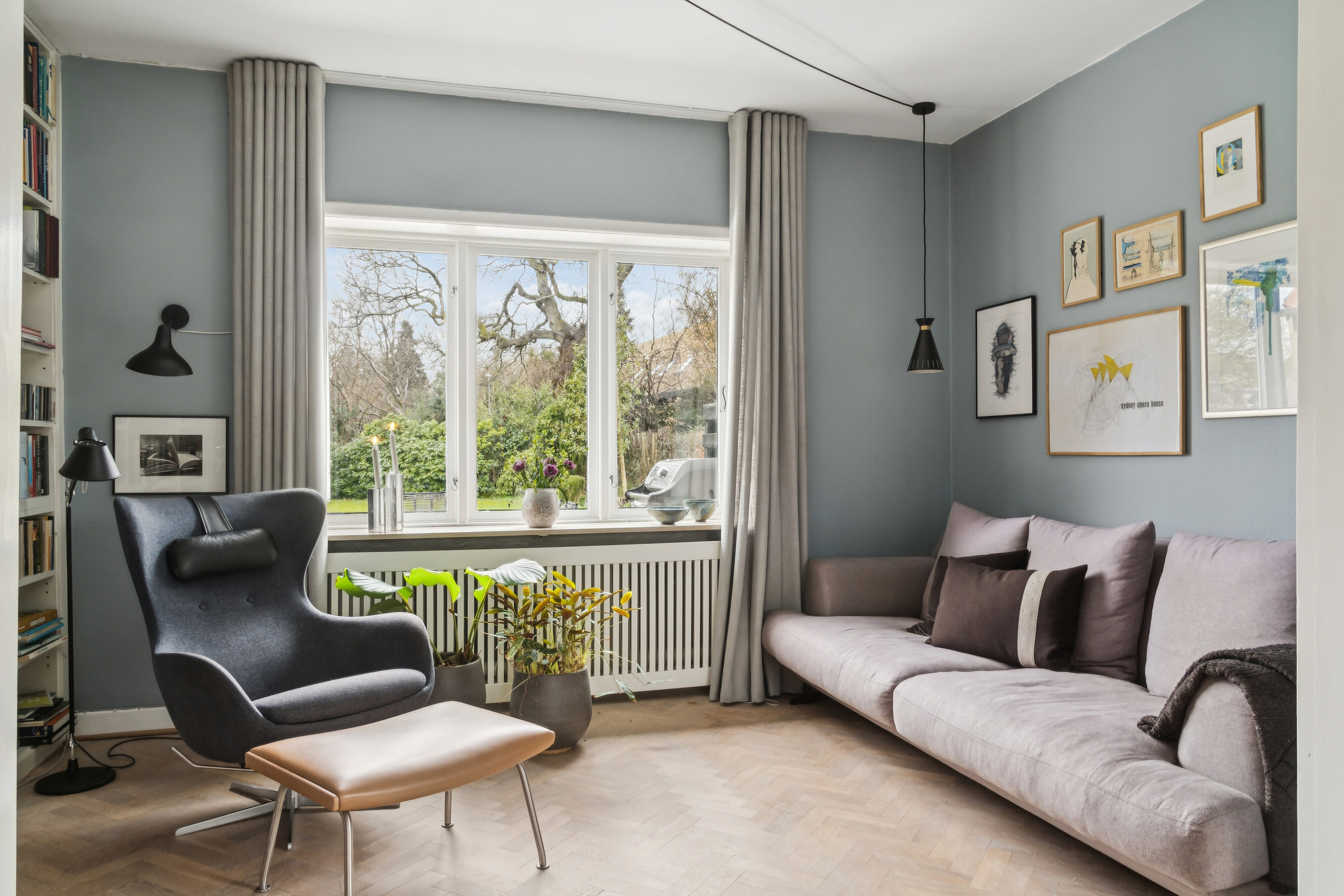 Fremhævet stue billede i fuldskærmstilstand. Billede af Egebæksvej 11, 8270 Højbjerg