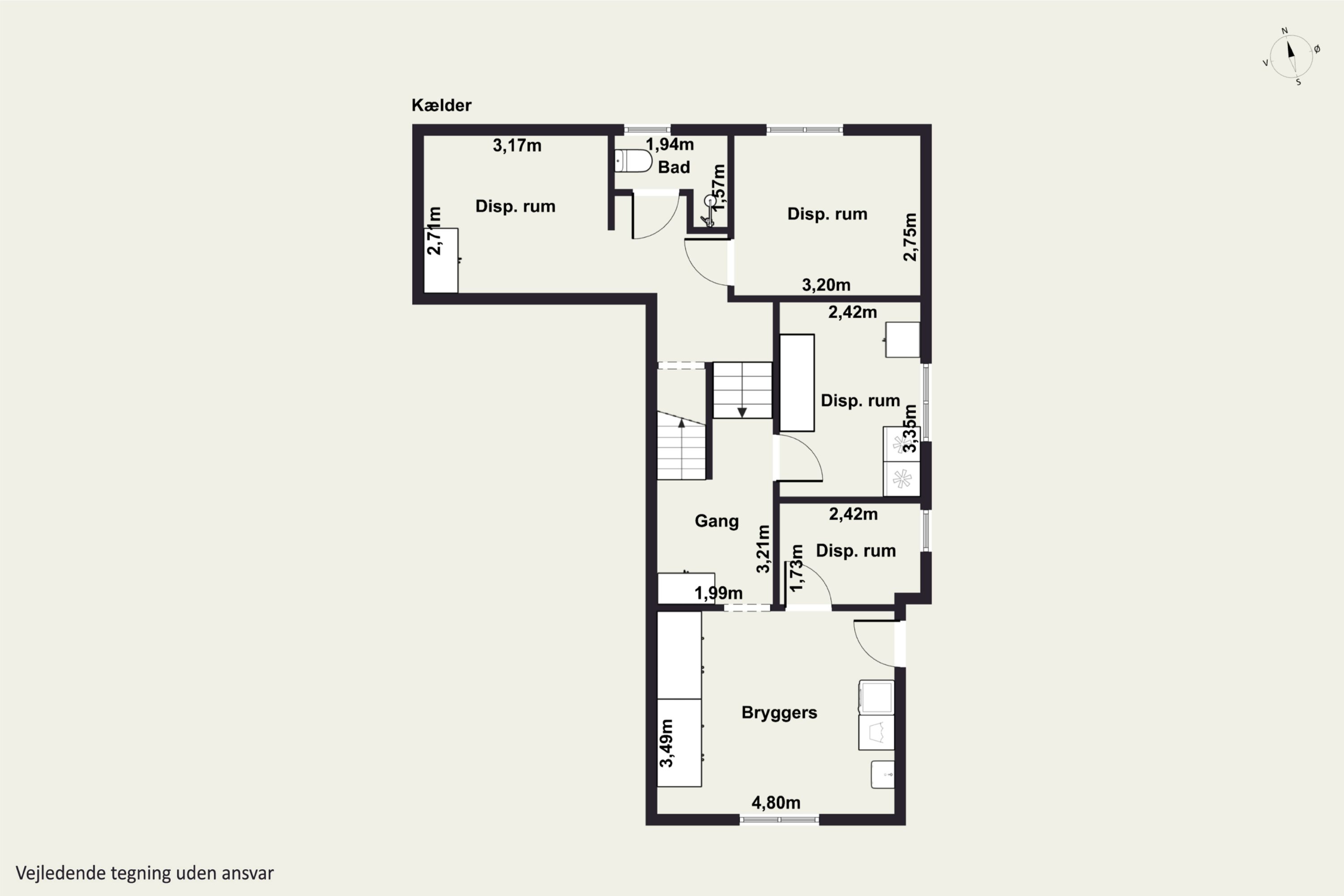 Plantegninger billede af Egebæksvej 11, 8270 Højbjerg