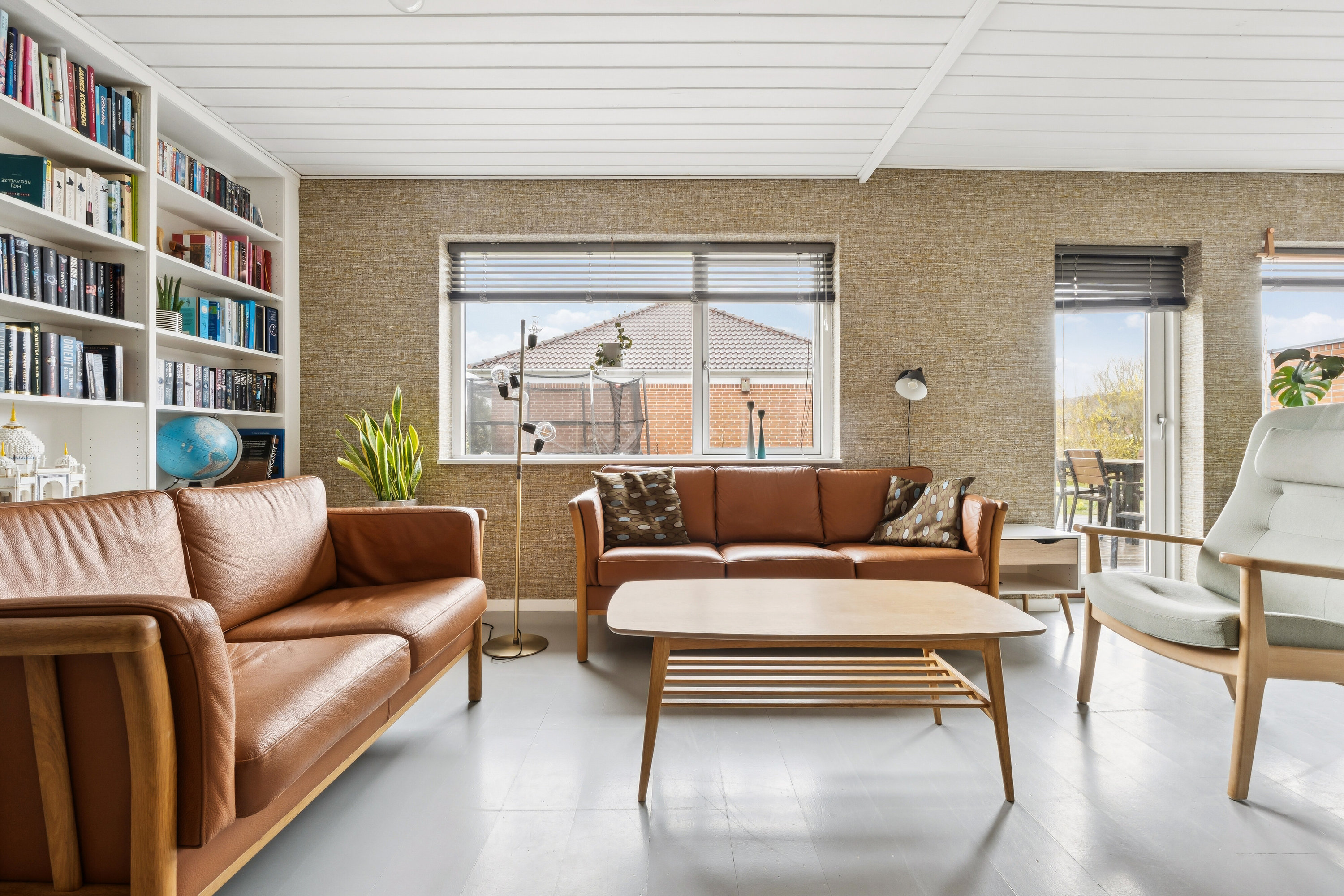 Fremhævet stue billede i fuldskærmstilstand. Billede af Toftevænget 4, 8464 Galten