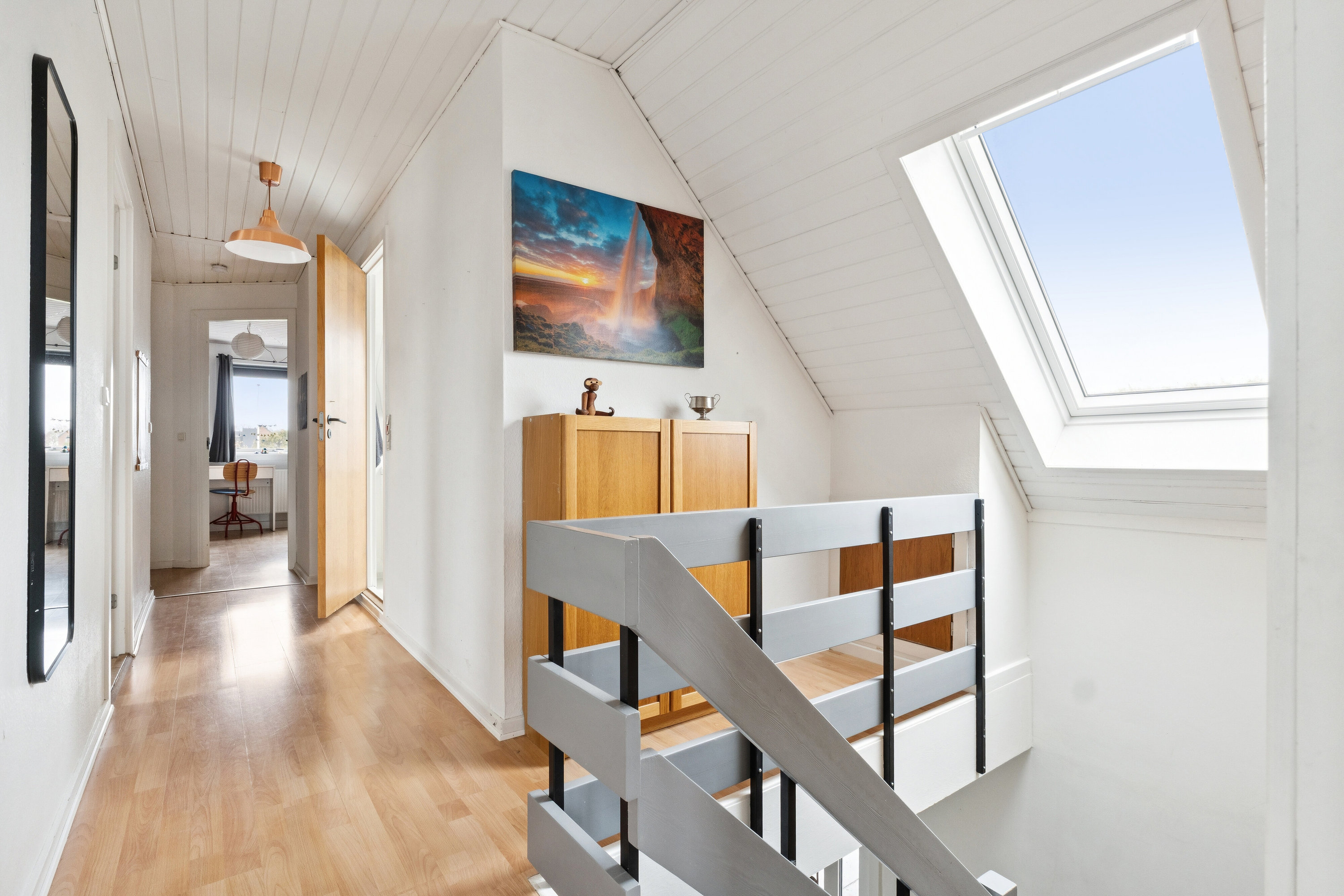 Fremhævet gang billede i fuldskærmstilstand. Billede af Toftevænget 4, 8464 Galten