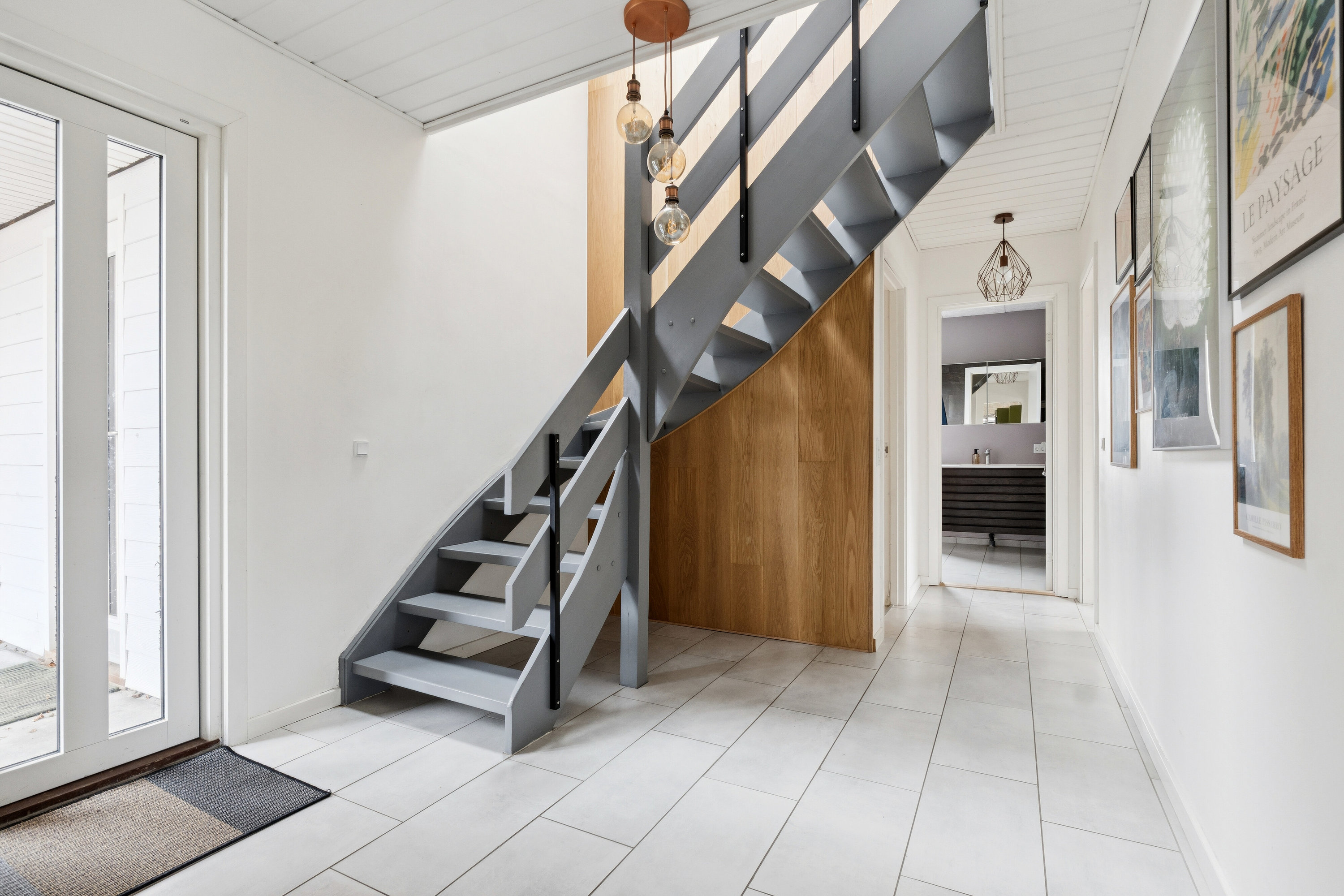 Fremhævet gang billede i fuldskærmstilstand. Billede af Toftevænget 4, 8464 Galten