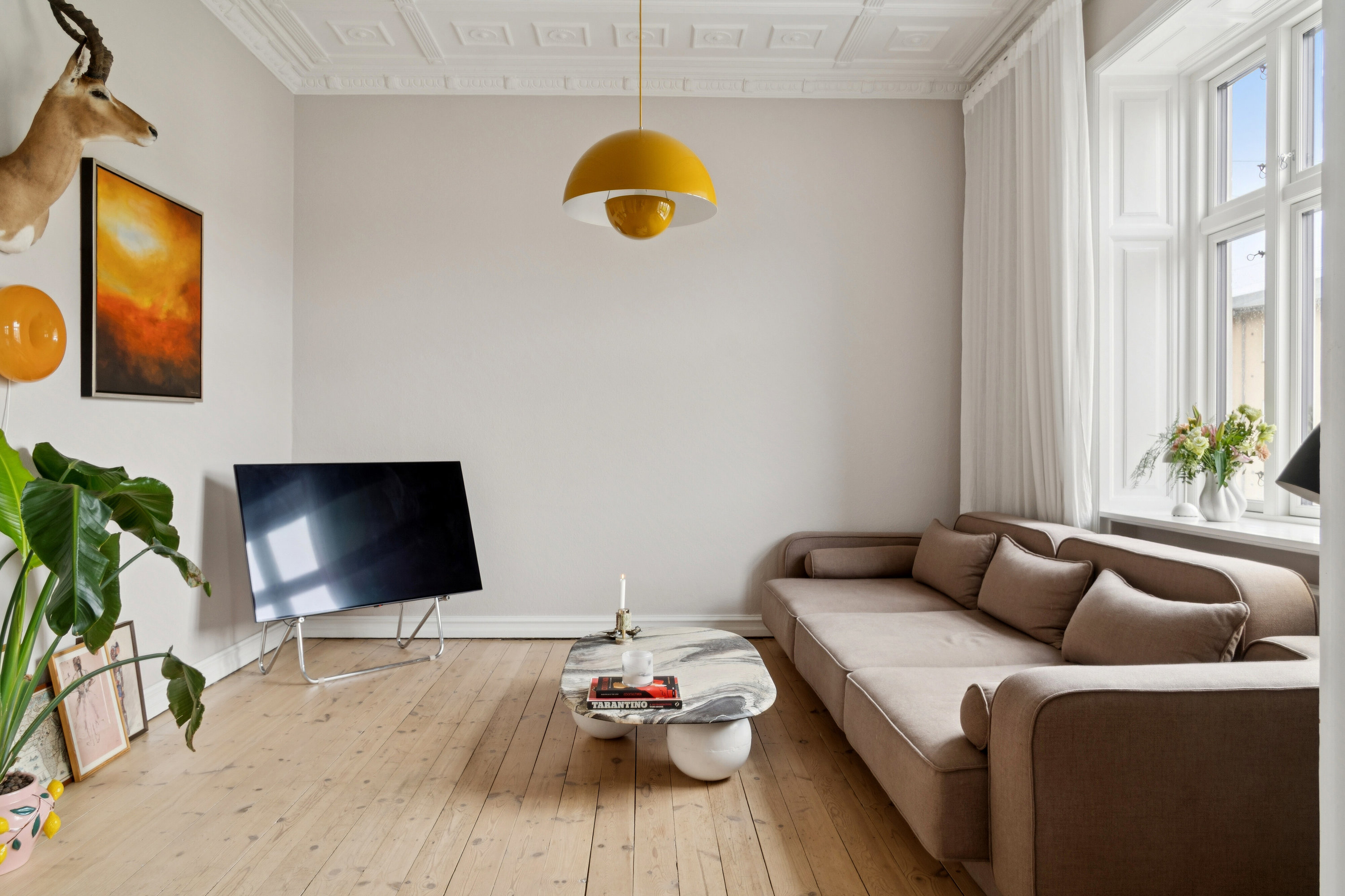 Fremhævet stue billede i fuldskærmstilstand. Billede af Hendrik Pontoppidans Gade 26, 1. tv., 8000 Aarhus C