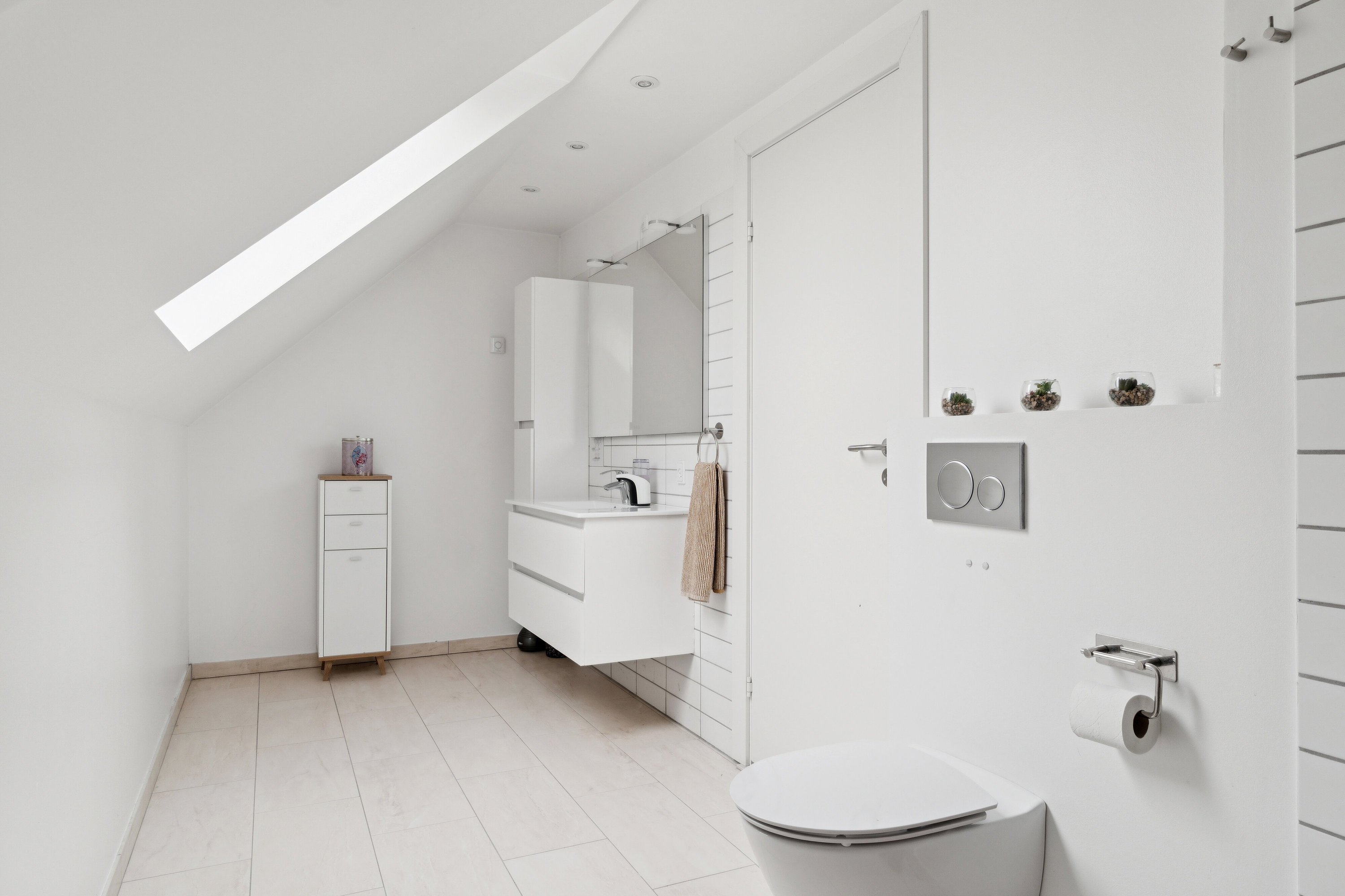 Fremhævet badeværelse billede i fuldskærmstilstand. Billede af Bystævnet 5, Rønnebæk, 4700 Næstved