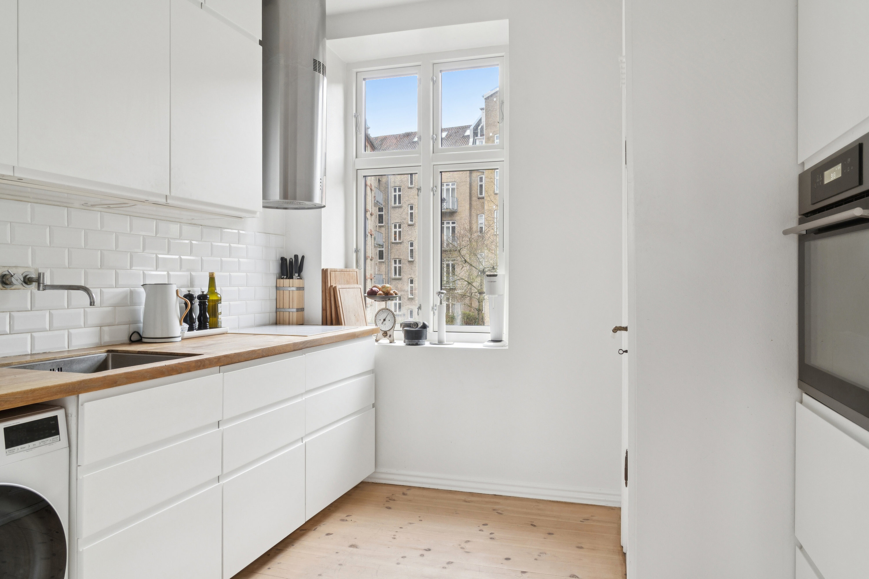 Fremhævet køkken billede i fuldskærmstilstand. Billede af Hendrik Pontoppidans Gade 26, 1. tv., 8000 Aarhus C