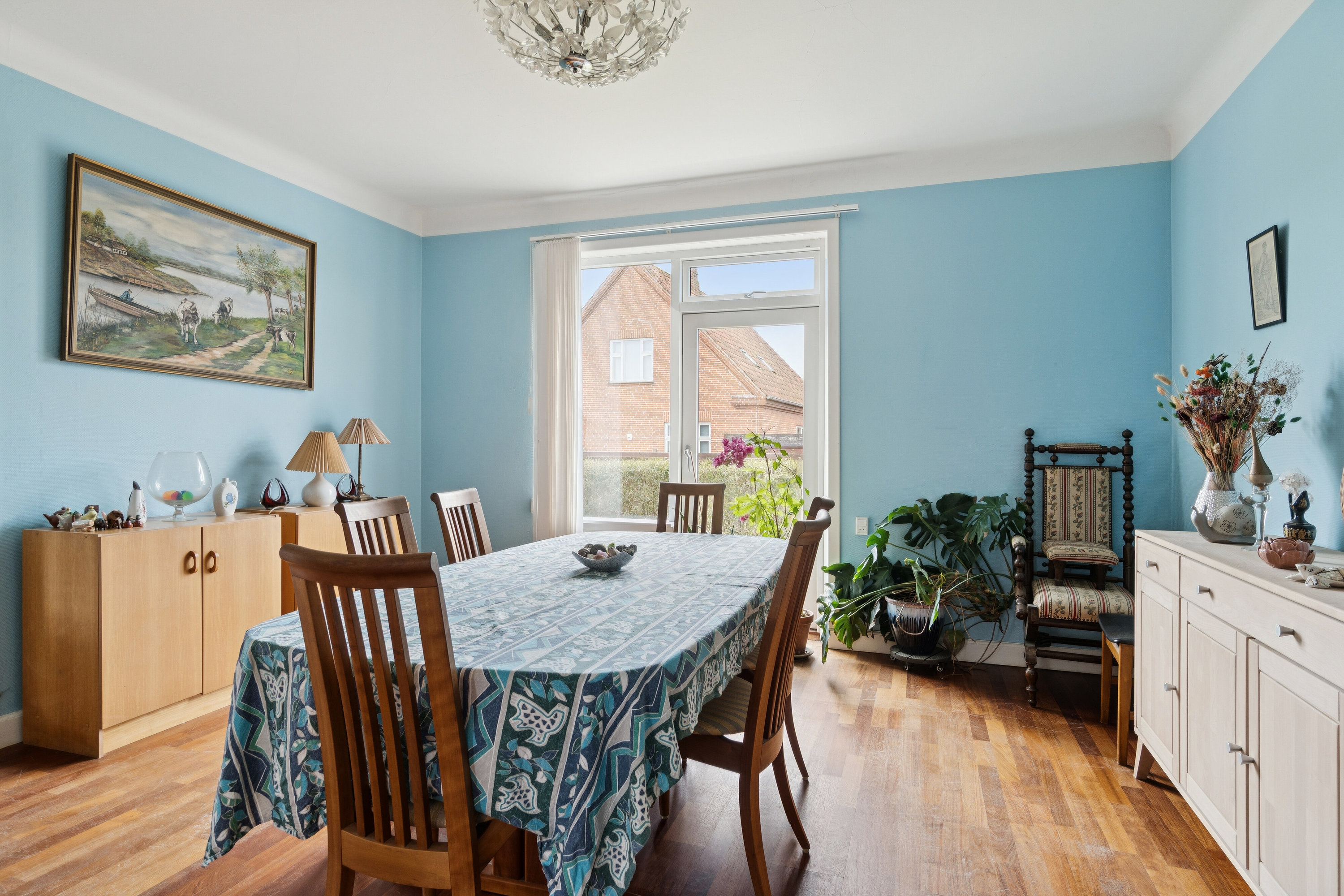 Fremhævet spisestue billede i fuldskærmstilstand. Billede af Bystævnet 5, Rønnebæk, 4700 Næstved