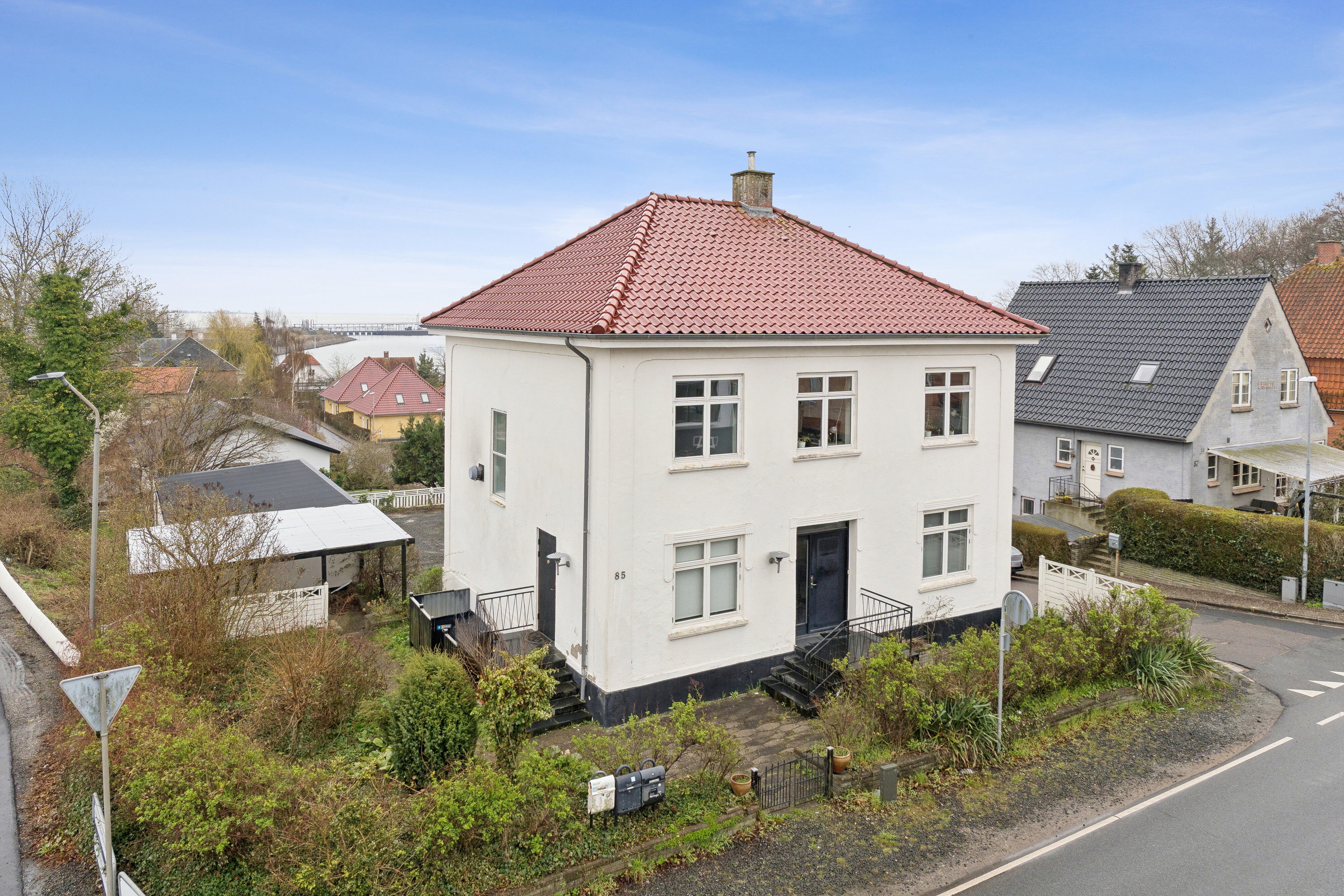 Fremhævet luftfoto billede i fuldskærmstilstand. Billede af Dyrehavevej 85, 1., 5800 Nyborg