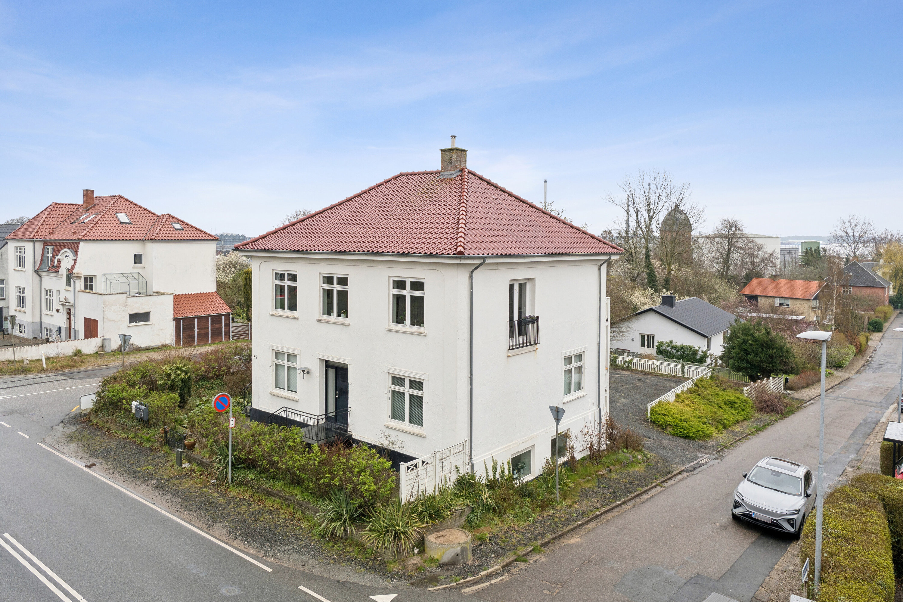 Fremhævet luftfoto billede i fuldskærmstilstand. Billede af Dyrehavevej 85, 1., 5800 Nyborg