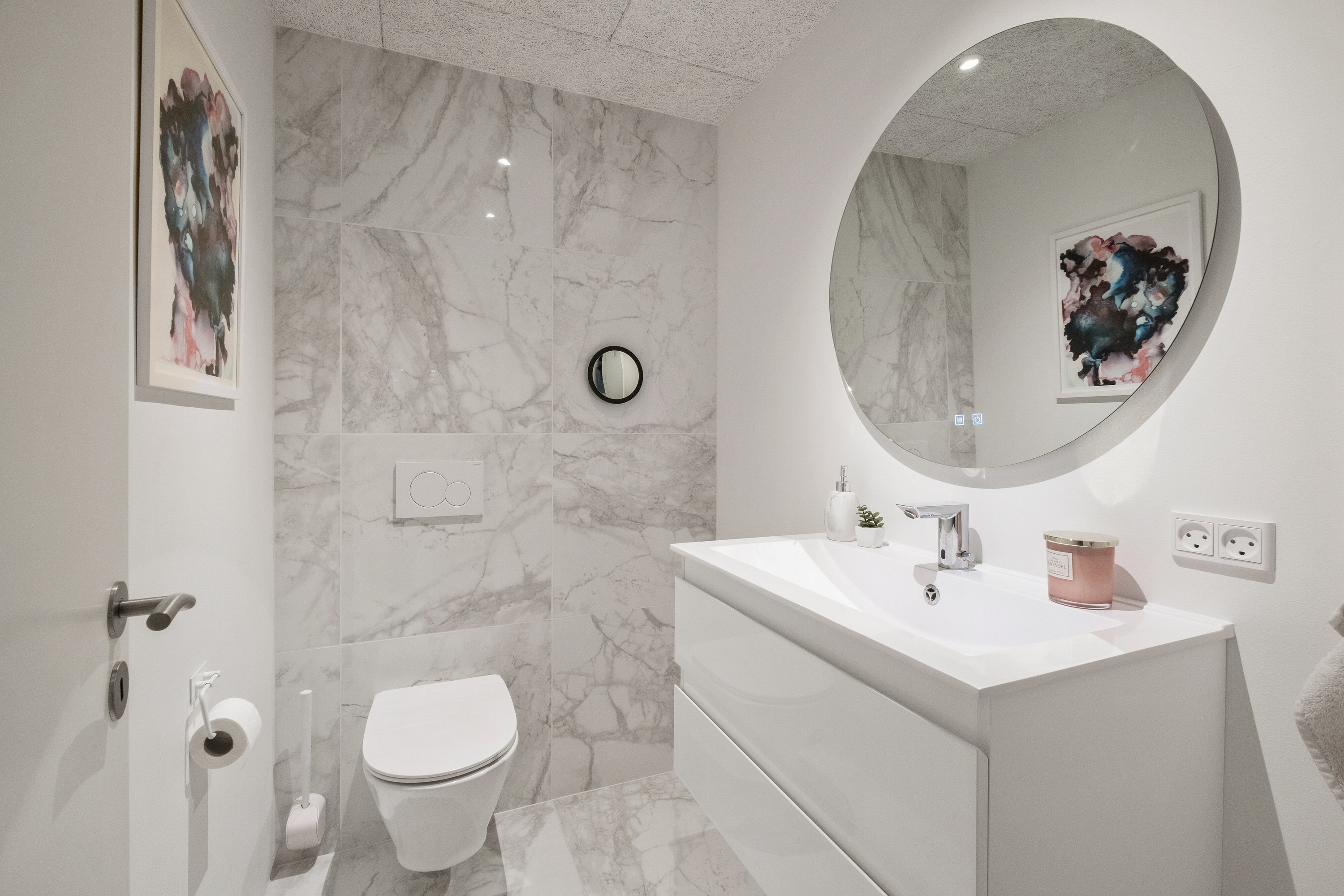 Fremhævet badeværelse billede i fuldskærmstilstand. Billede af Rakkebyvej 240, Rakkeby, 9800 Hjørring