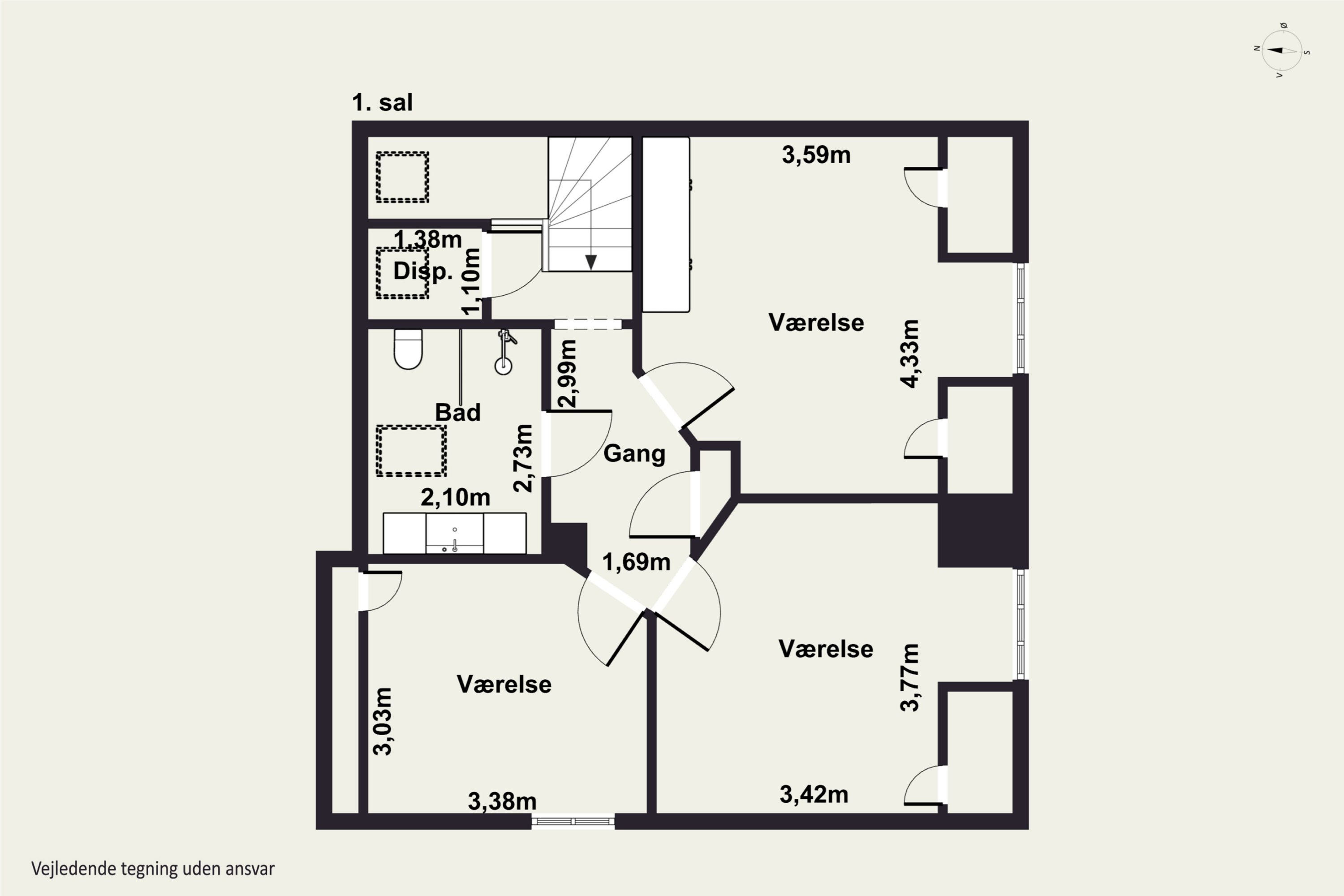 Plantegninger billede af Farimagsvej 11, 4700 Næstved