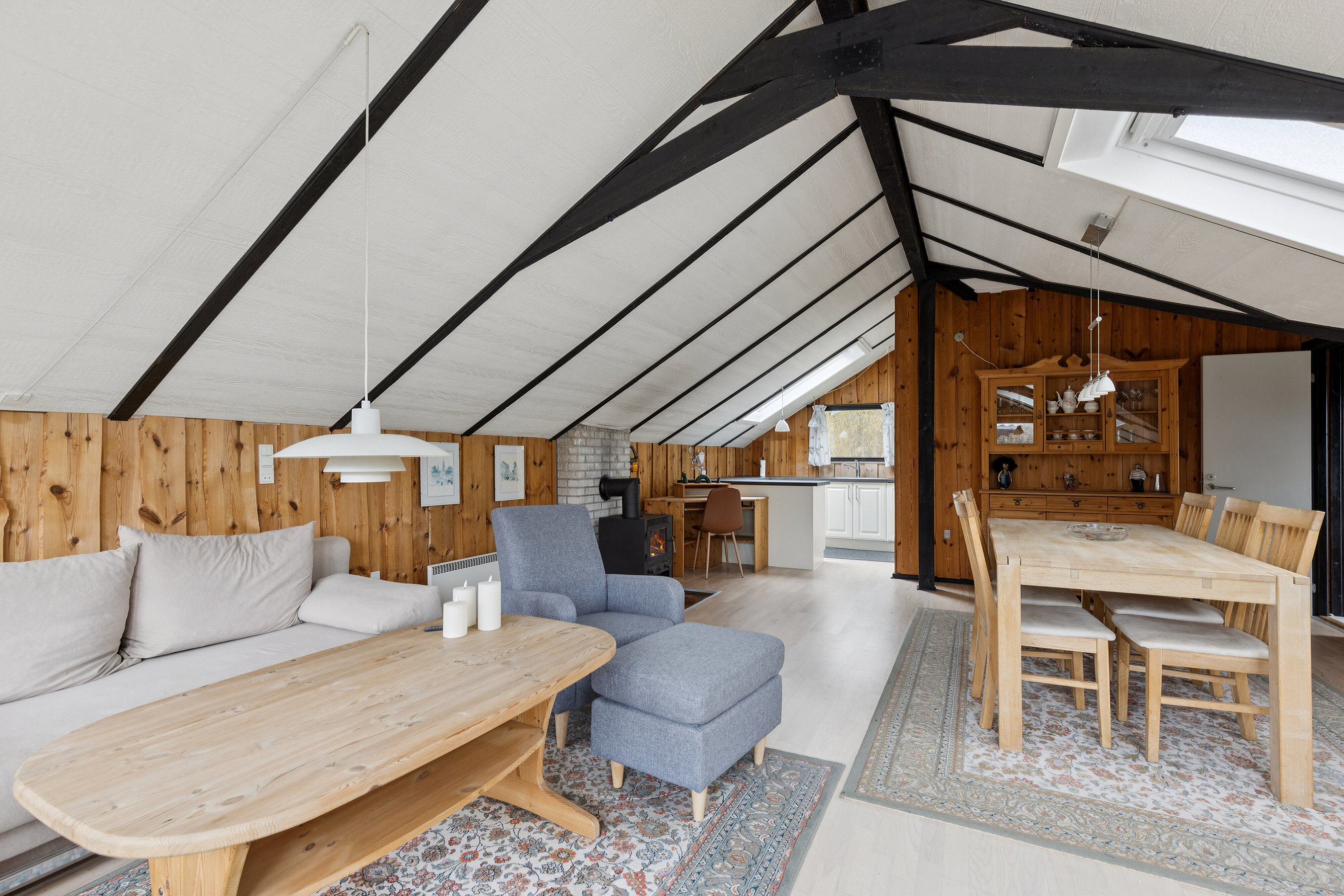 Fremhævet stue billede i fuldskærmstilstand. Billede af Grøndalvej 10, Kelstrup, 4200 Slagelse