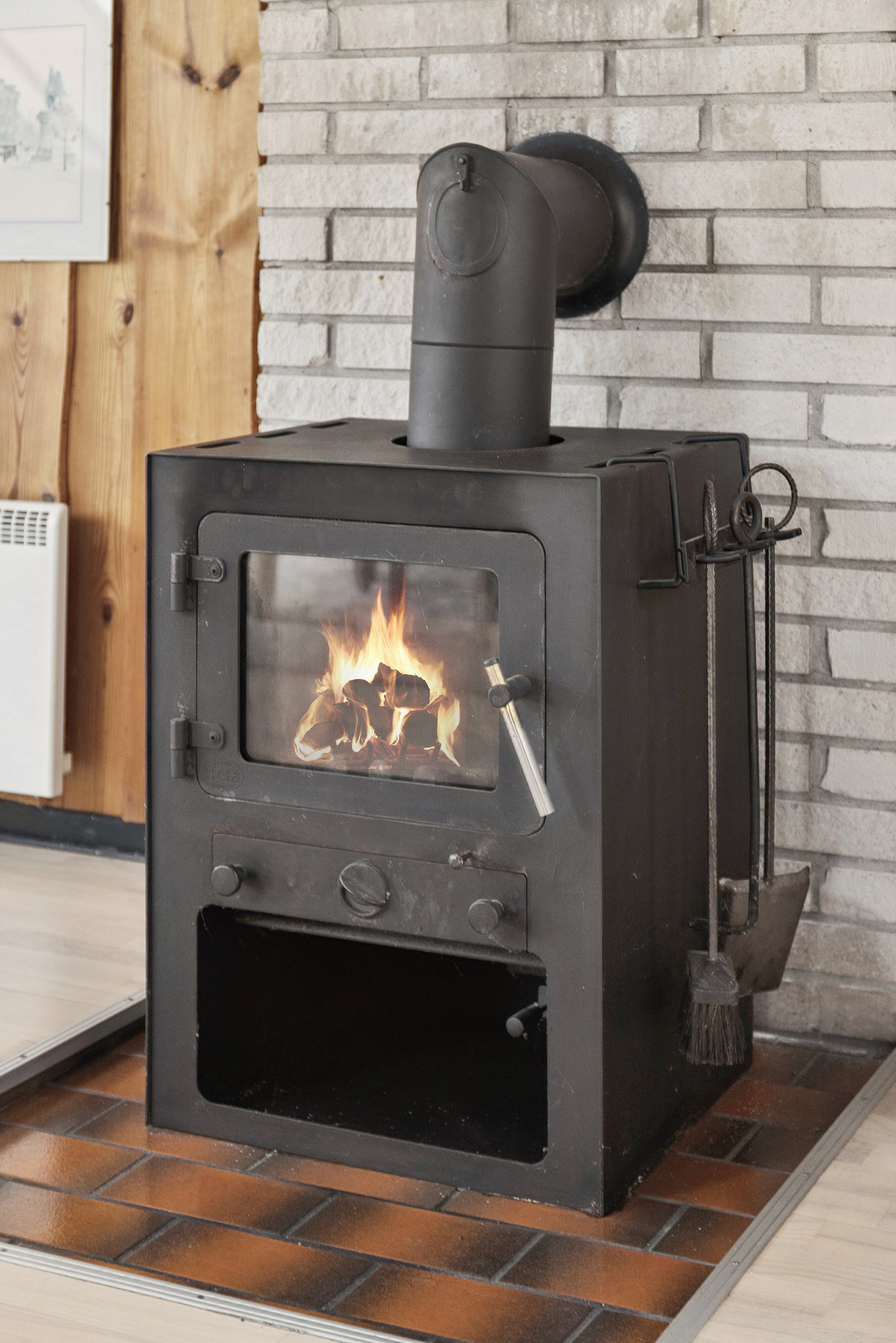 Fremhævet pejsestue billede i fuldskærmstilstand. Billede af Grøndalvej 10, Kelstrup, 4200 Slagelse