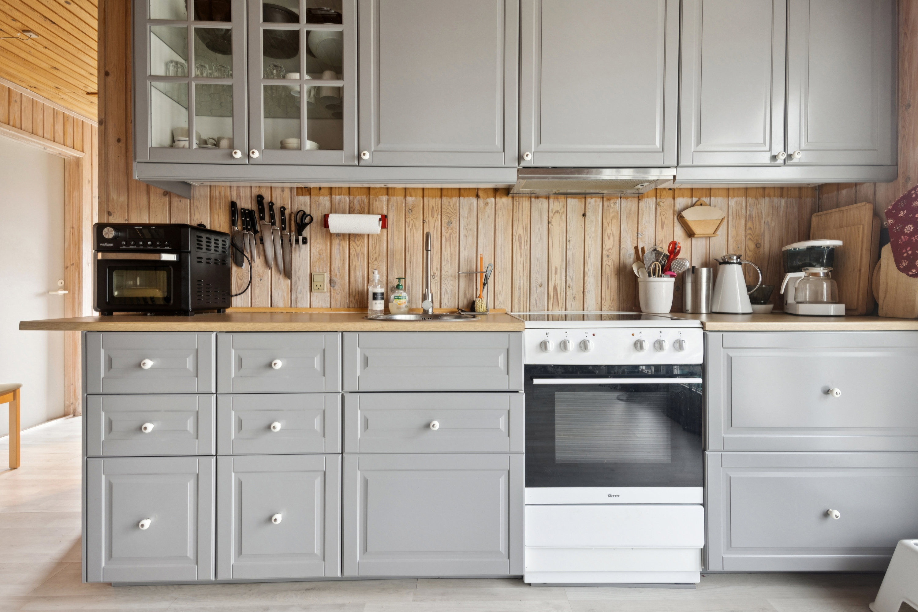 Fremhævet køkken billede i fuldskærmstilstand. Billede af Strandgårdsvej 41, Gerå, 9340 Asaa