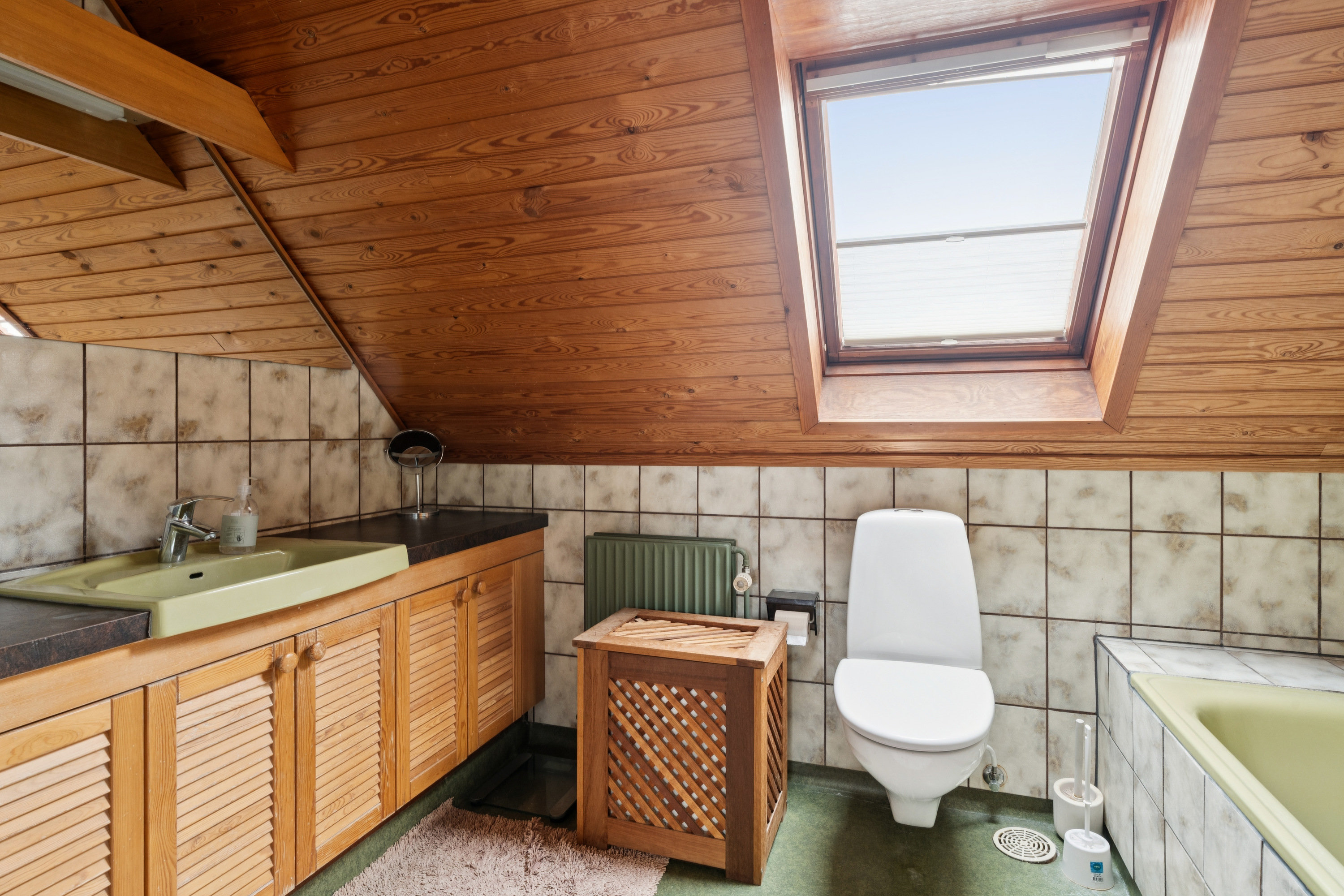 Fremhævet badeværelse billede i fuldskærmstilstand. Billede af Magnoliavej 41, 9000 Aalborg