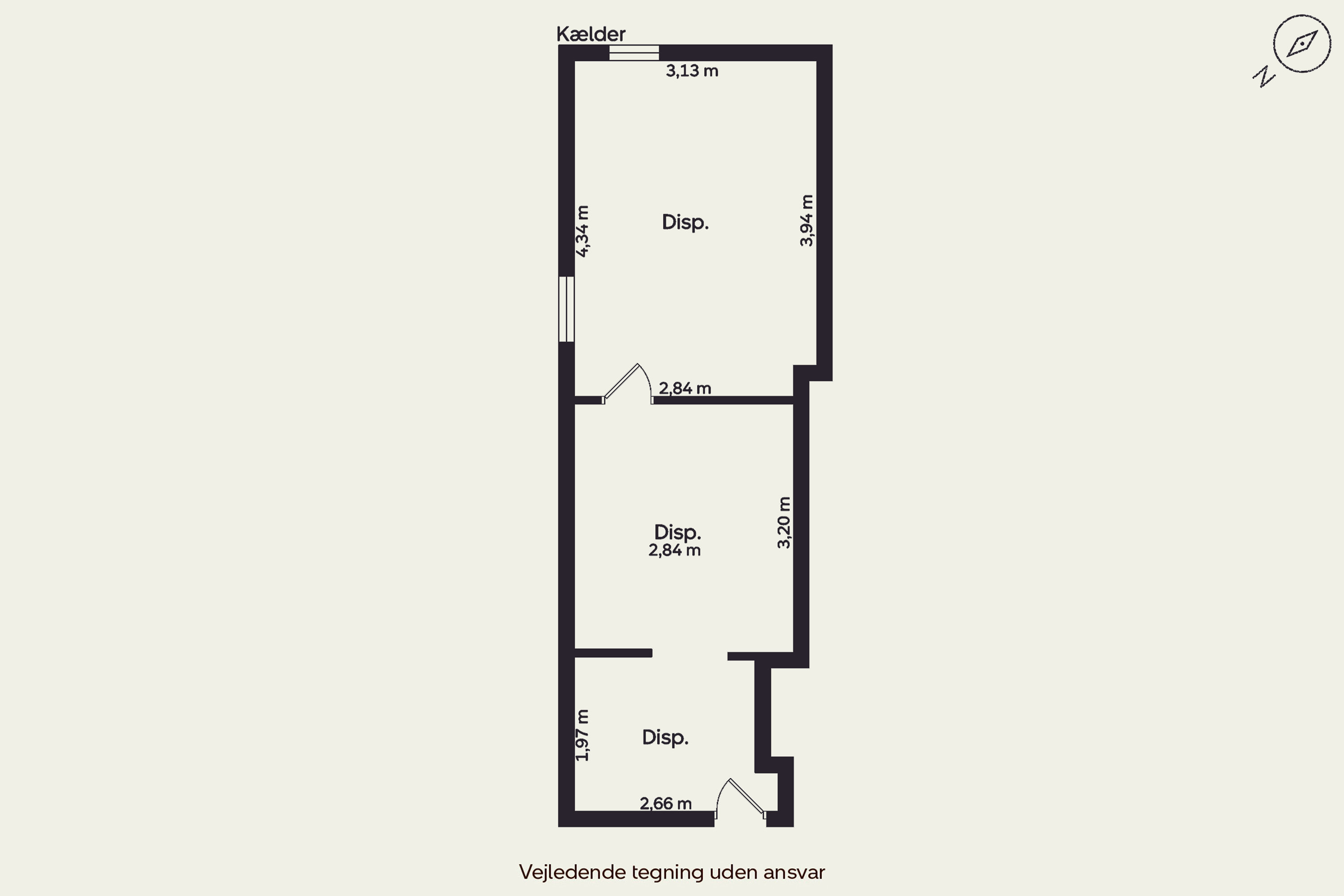 Plantegninger billede af Bygade 40, 7173 Vonge