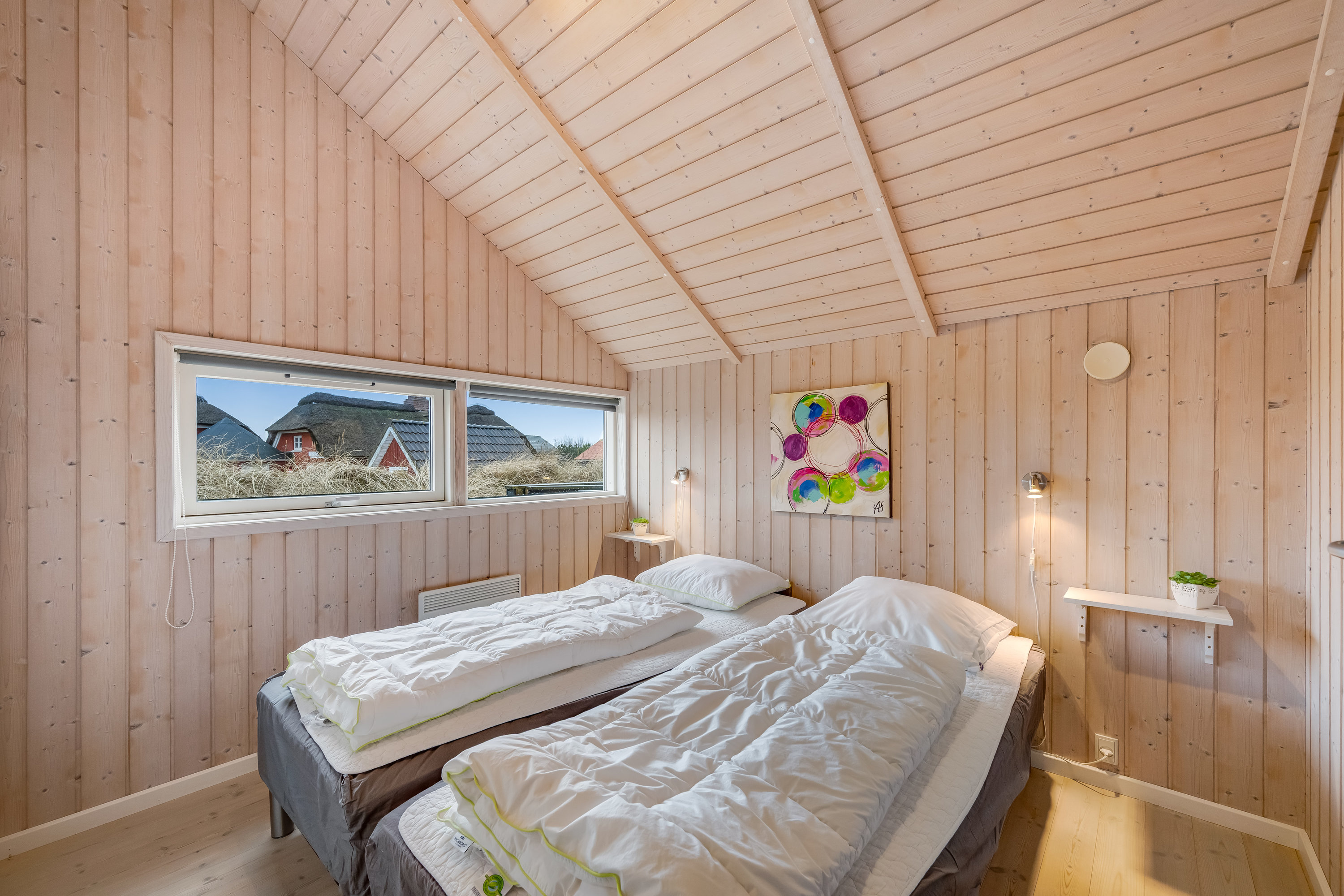 Fremhævet soveværelse billede i fuldskærmstilstand. Billede af Arvidvej 17, Bjerregaard, 6960 Hvide Sande