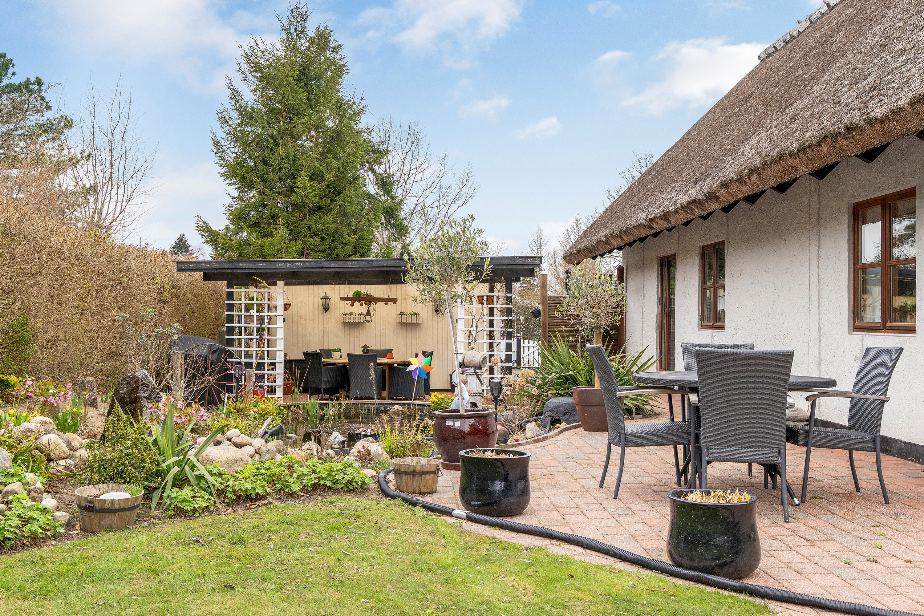 Fremhævet terrasse billede i fuldskærmstilstand. Billede af Egestien 2, Kulhuse, 3630 Jægerspris