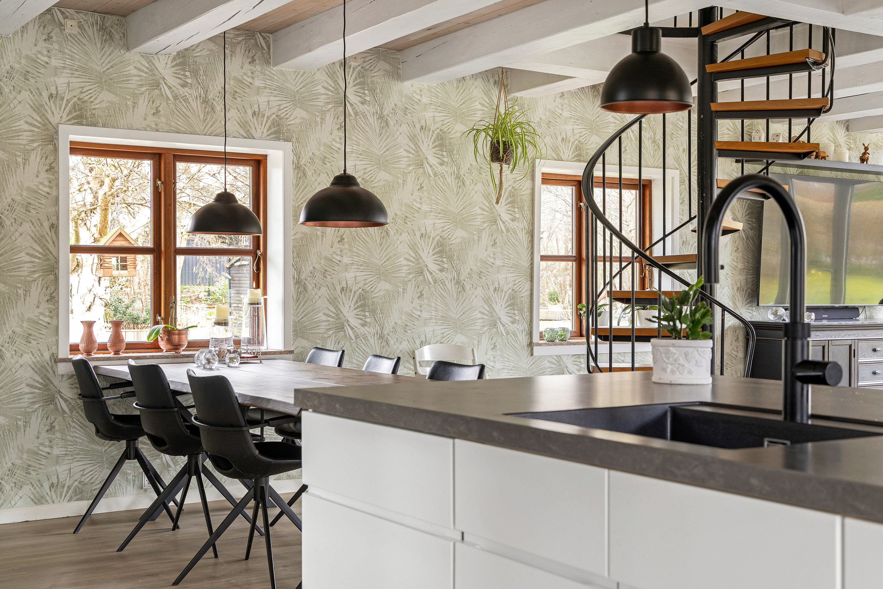 Fremhævet køkken alrum billede i fuldskærmstilstand. Billede af Egestien 2, Kulhuse, 3630 Jægerspris