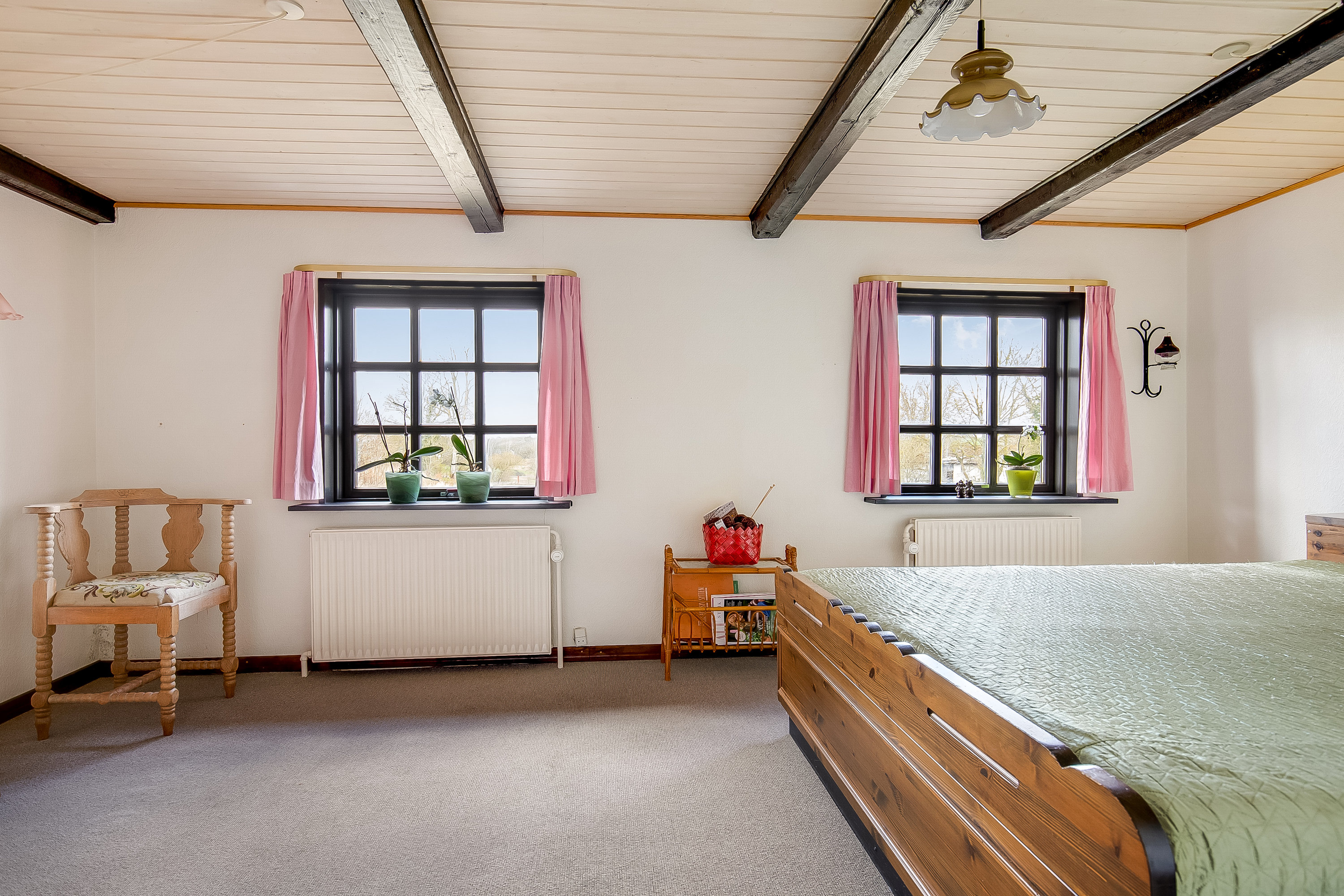 Fremhævet soveværelse billede i fuldskærmstilstand. Billede af Gl. Skartved 24, 6091 Bjert