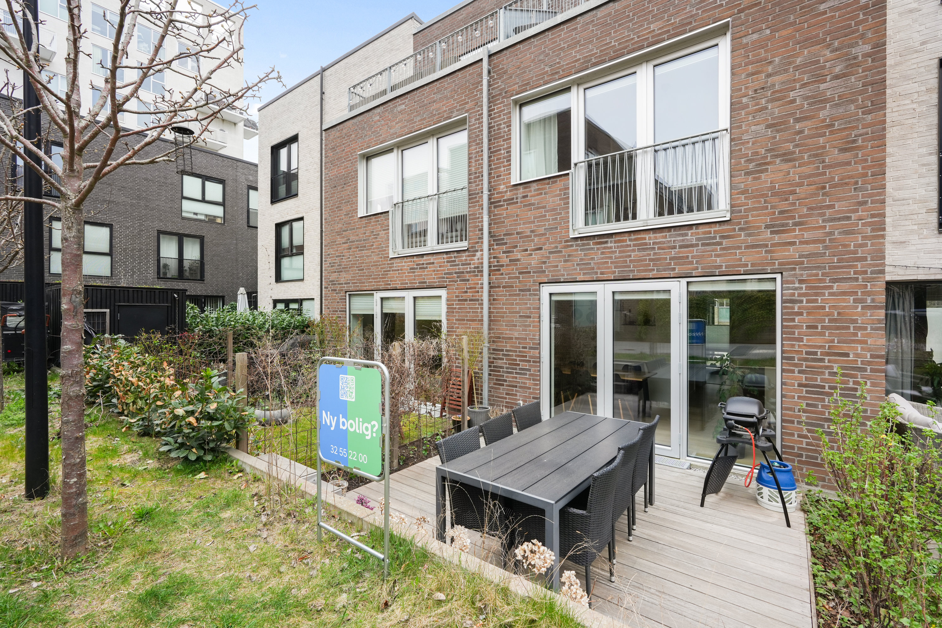 Fremhævet terrasse billede i fuldskærmstilstand. Billede af Robert Jacobsens Vej 20D, 2300 København S