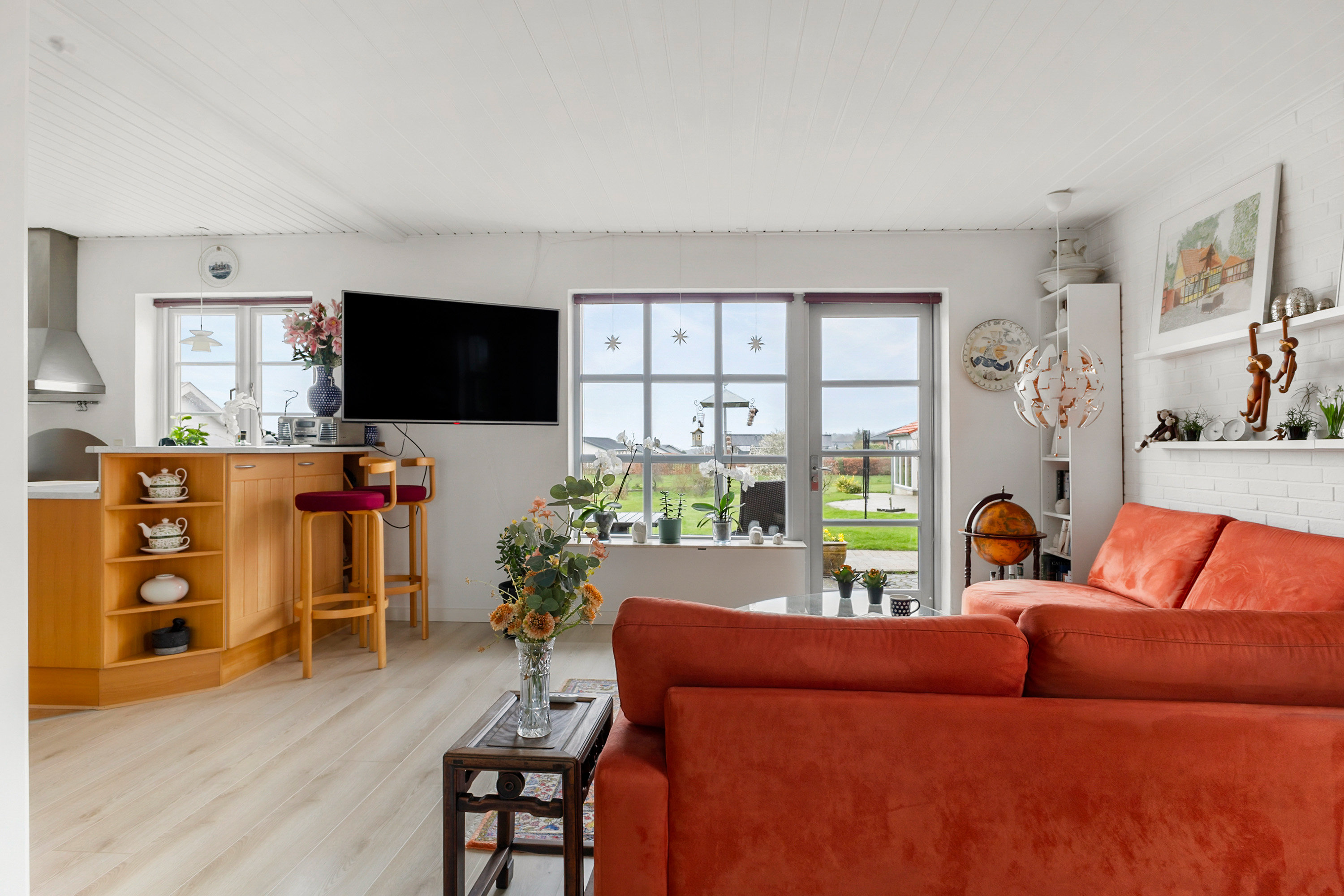 Fremhævet stue billede i fuldskærmstilstand. Billede af Agernvænget 6, Østerby, 7000 Fredericia