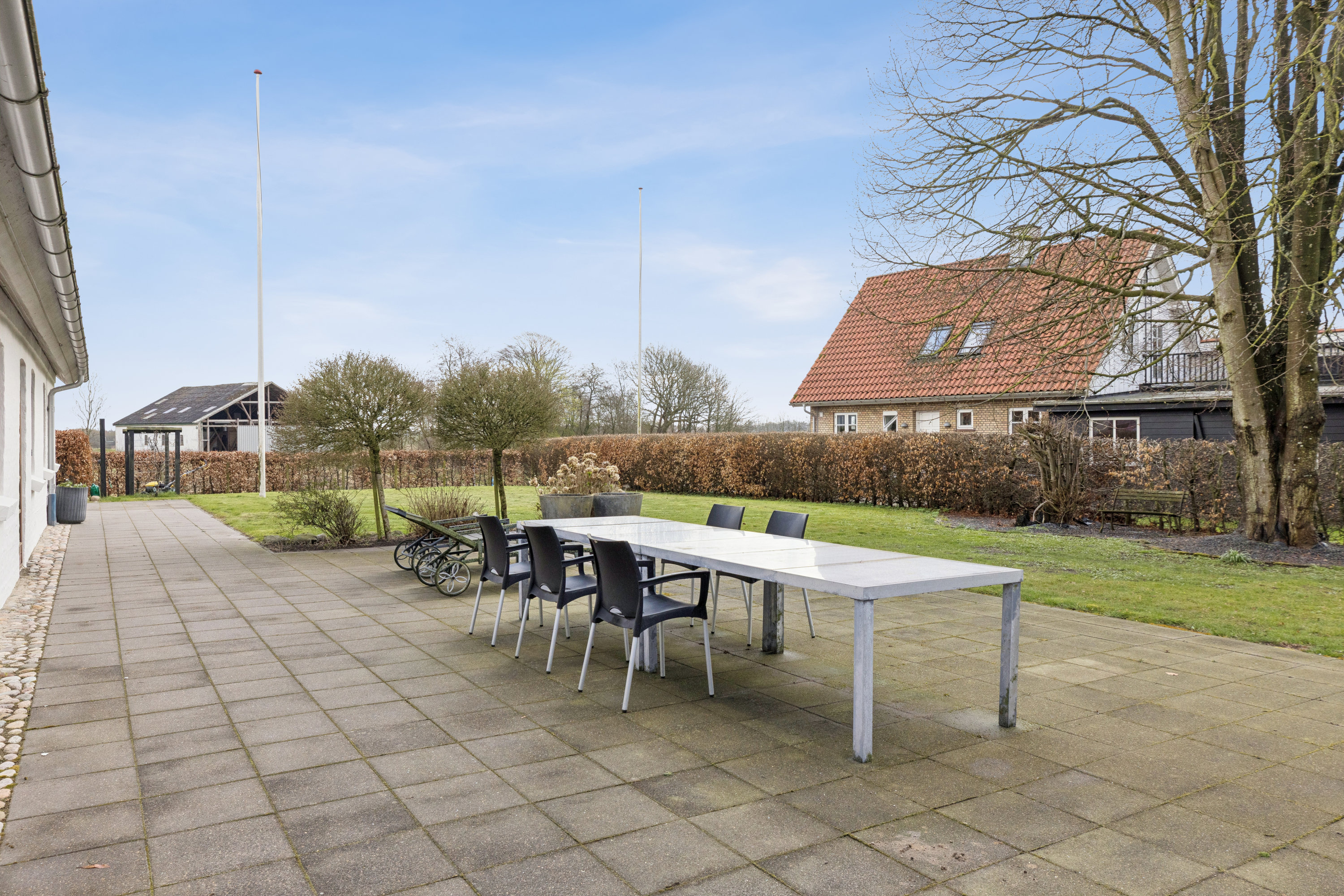 Fremhævet terrasse billede i fuldskærmstilstand. Billede af Roagervej 396A, Kirkeby, 6760 Ribe